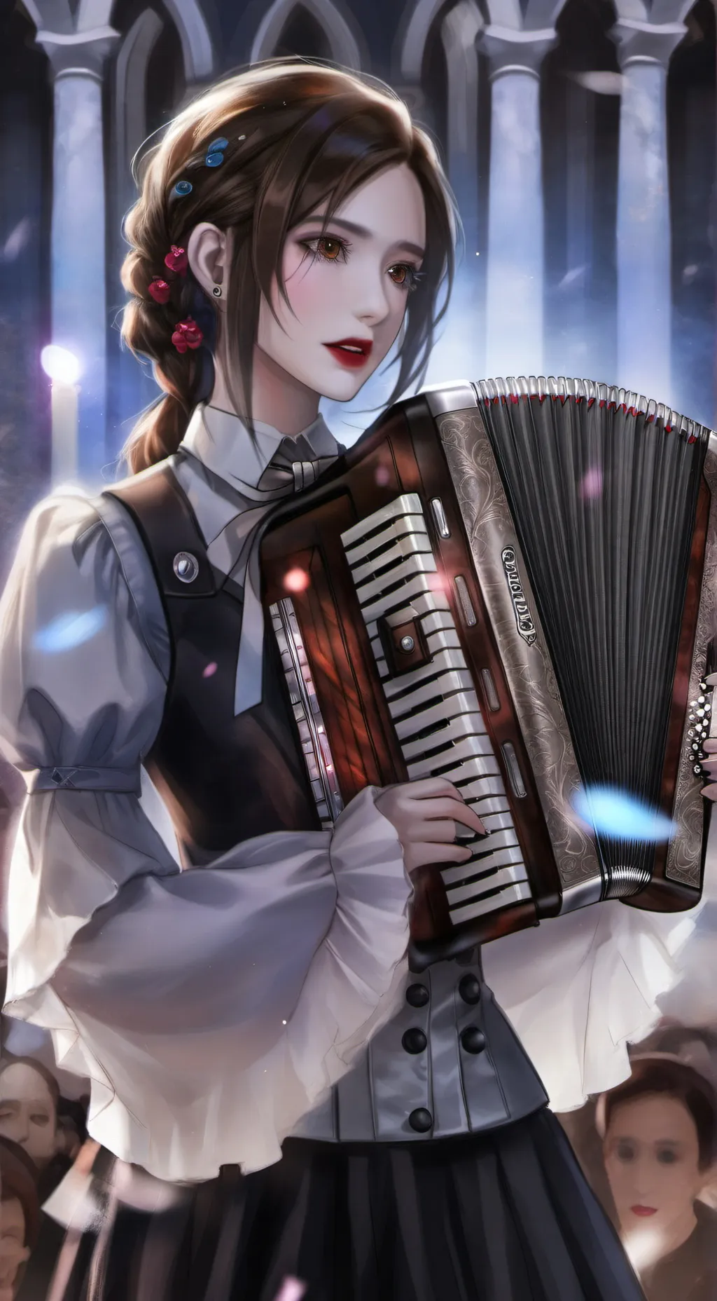 ai character: Aurélia background