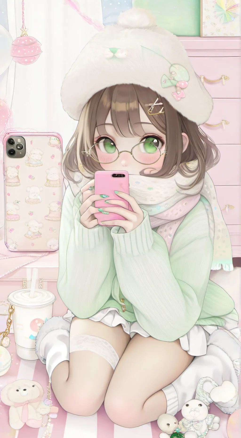 ai character: ♥︎мαℓℓσяу♥︎ background