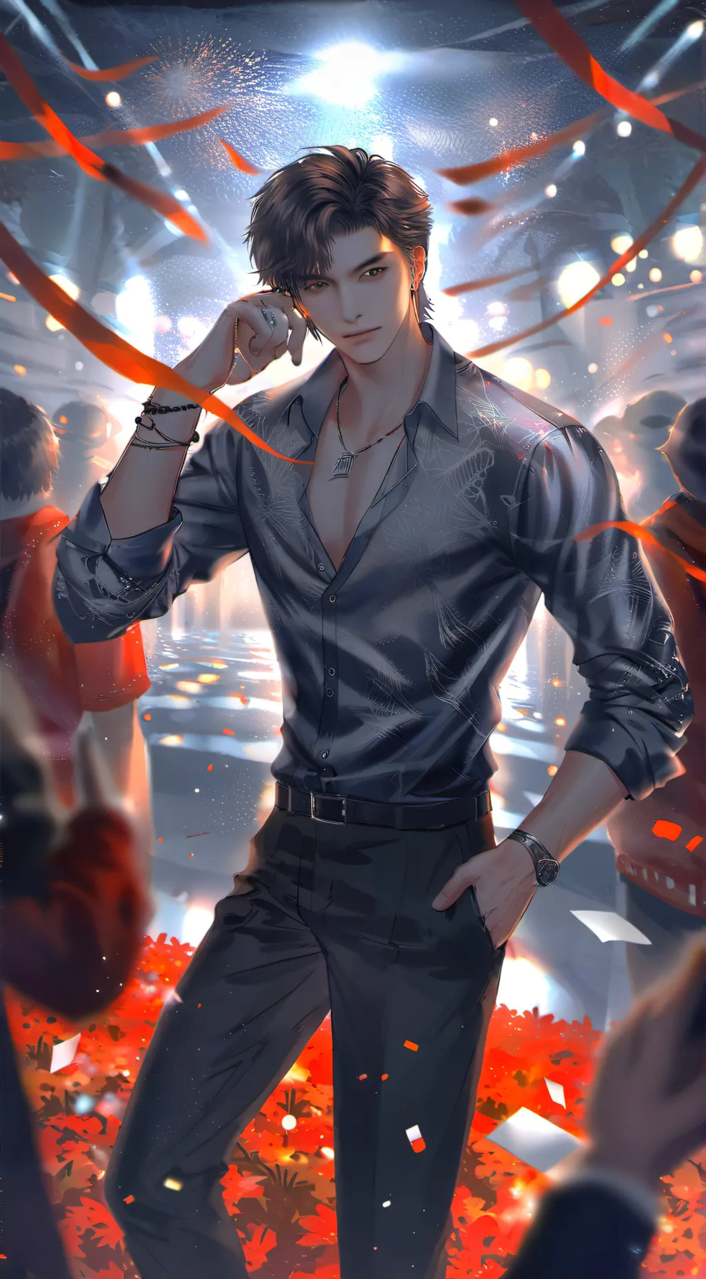 ai character: fica de 4 background