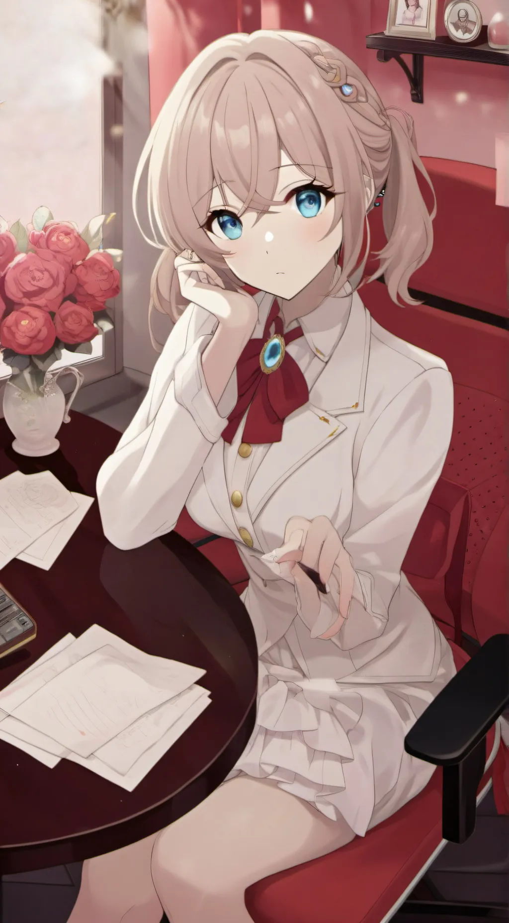 ai character: clara background