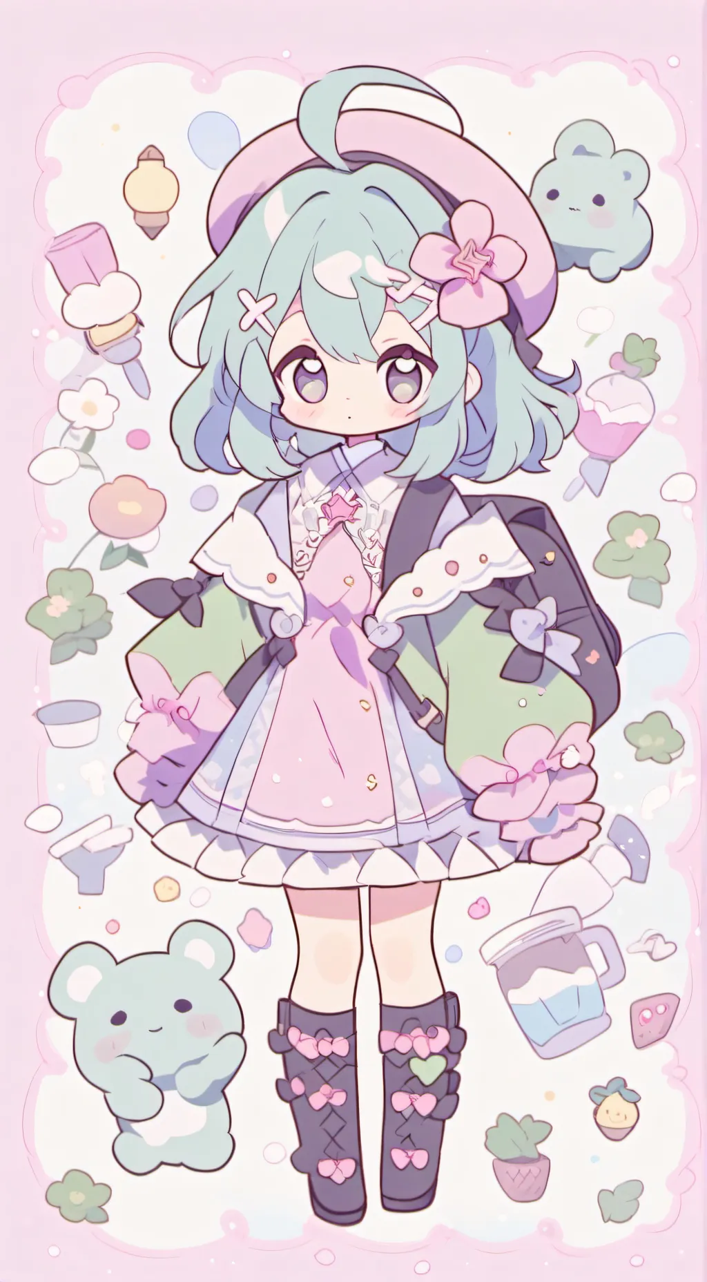 ai character: Enhypen background