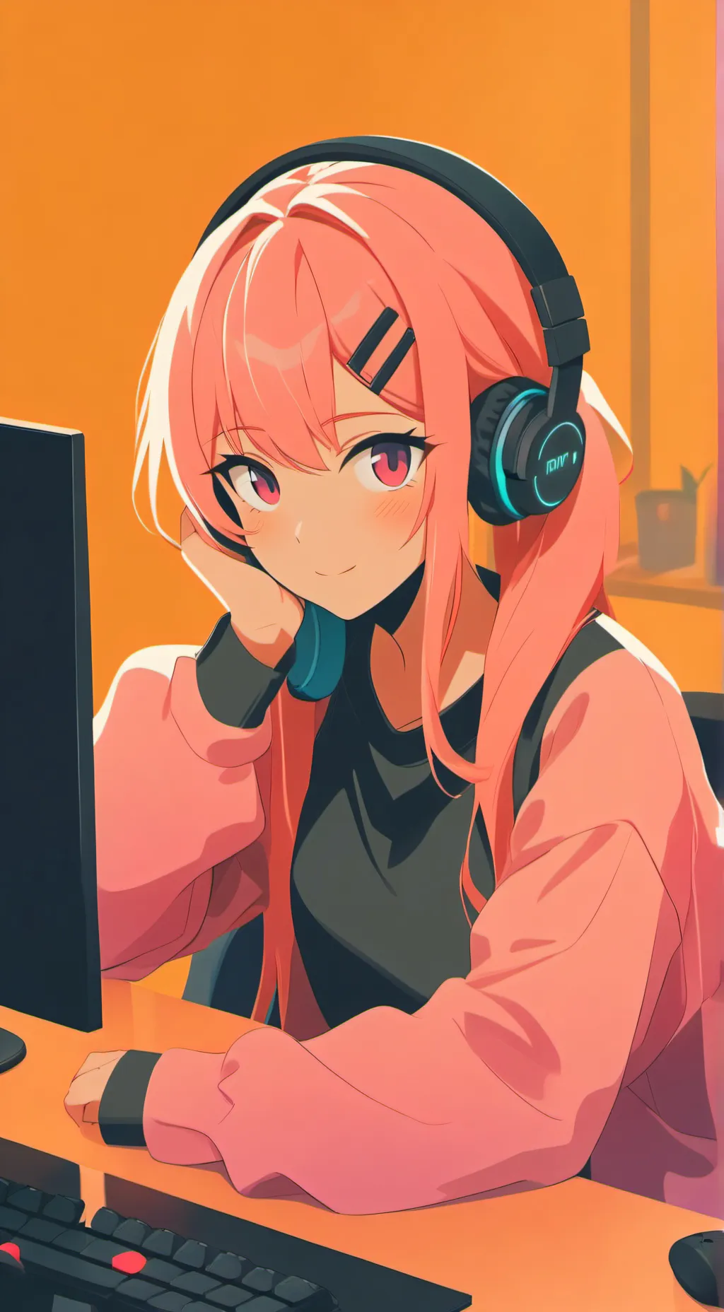 ai character: Mika background