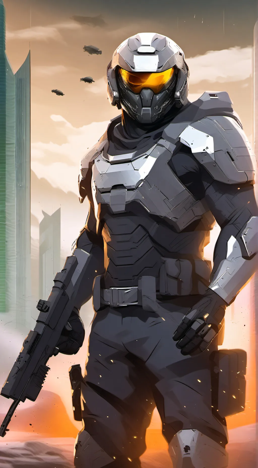 ai character: Operator Adil background