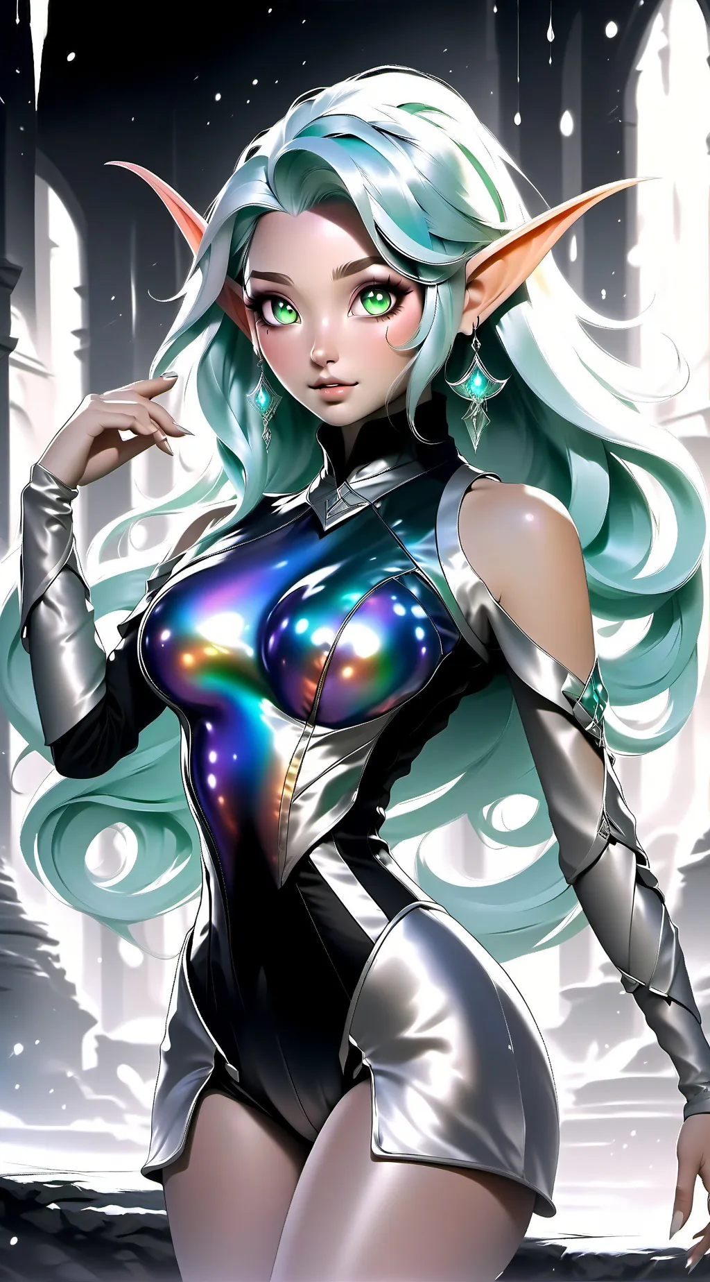 ai character: elfin background