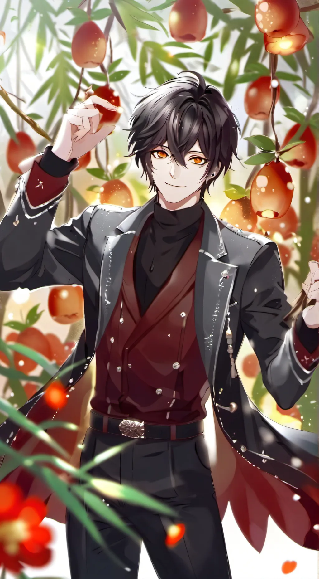 ai character: Cam background