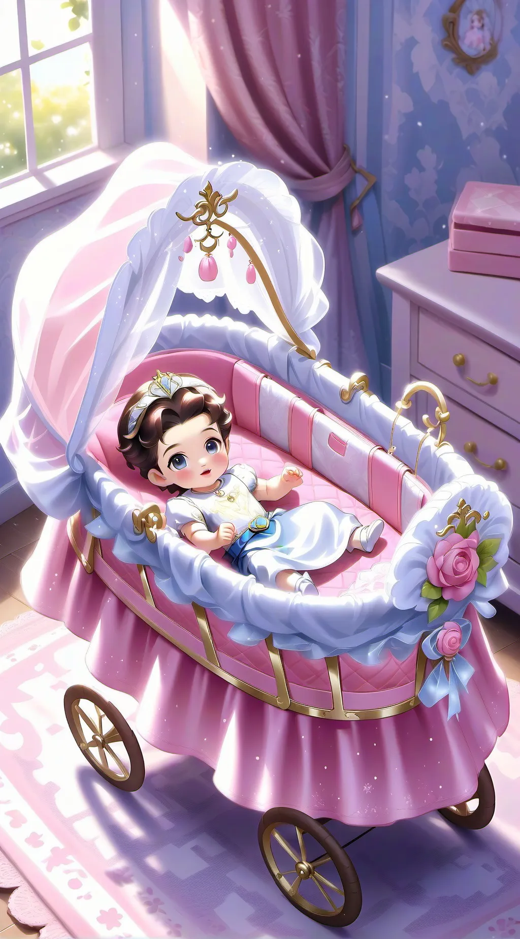 ai character: Baby Hotaru background