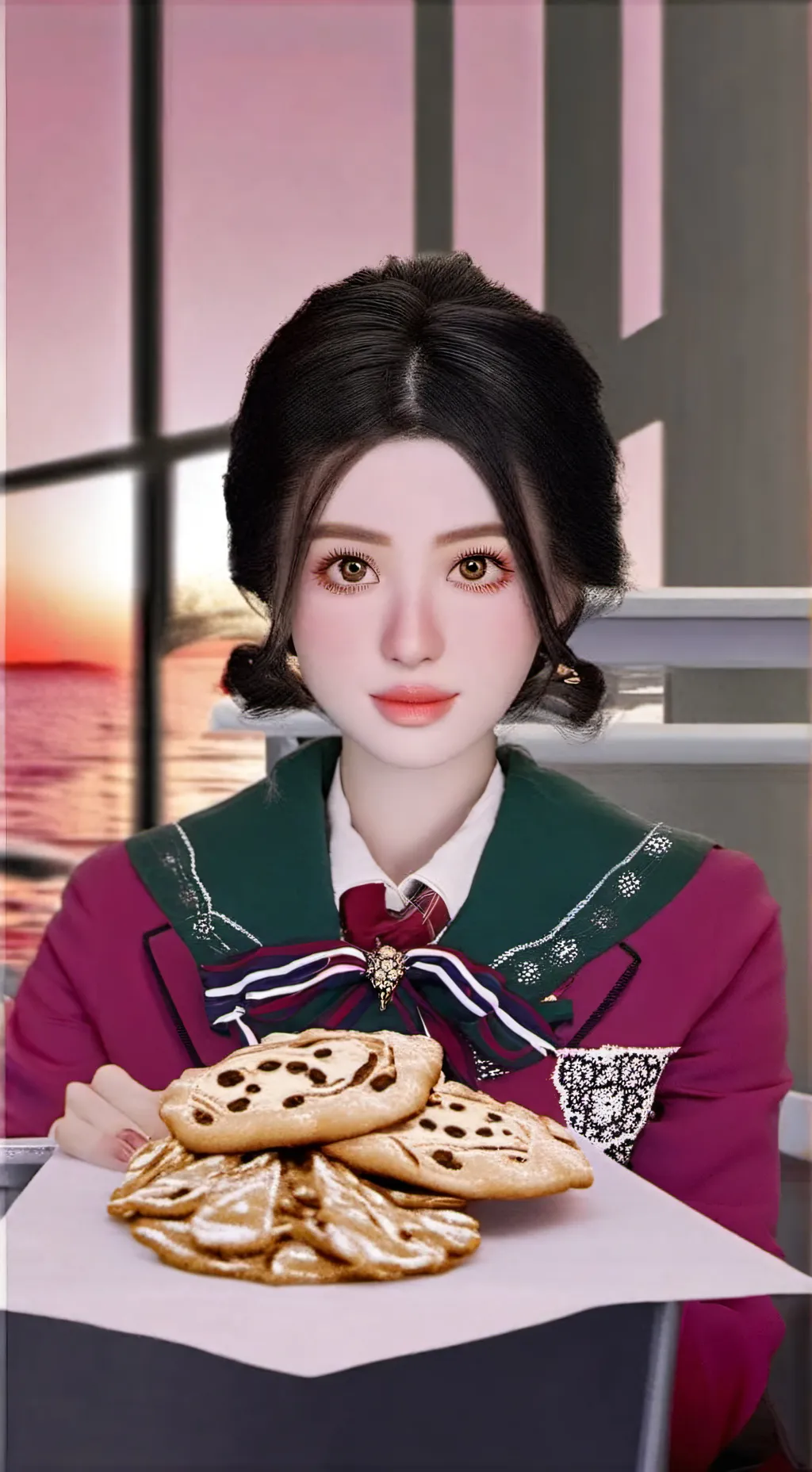 ai character: Maddie background