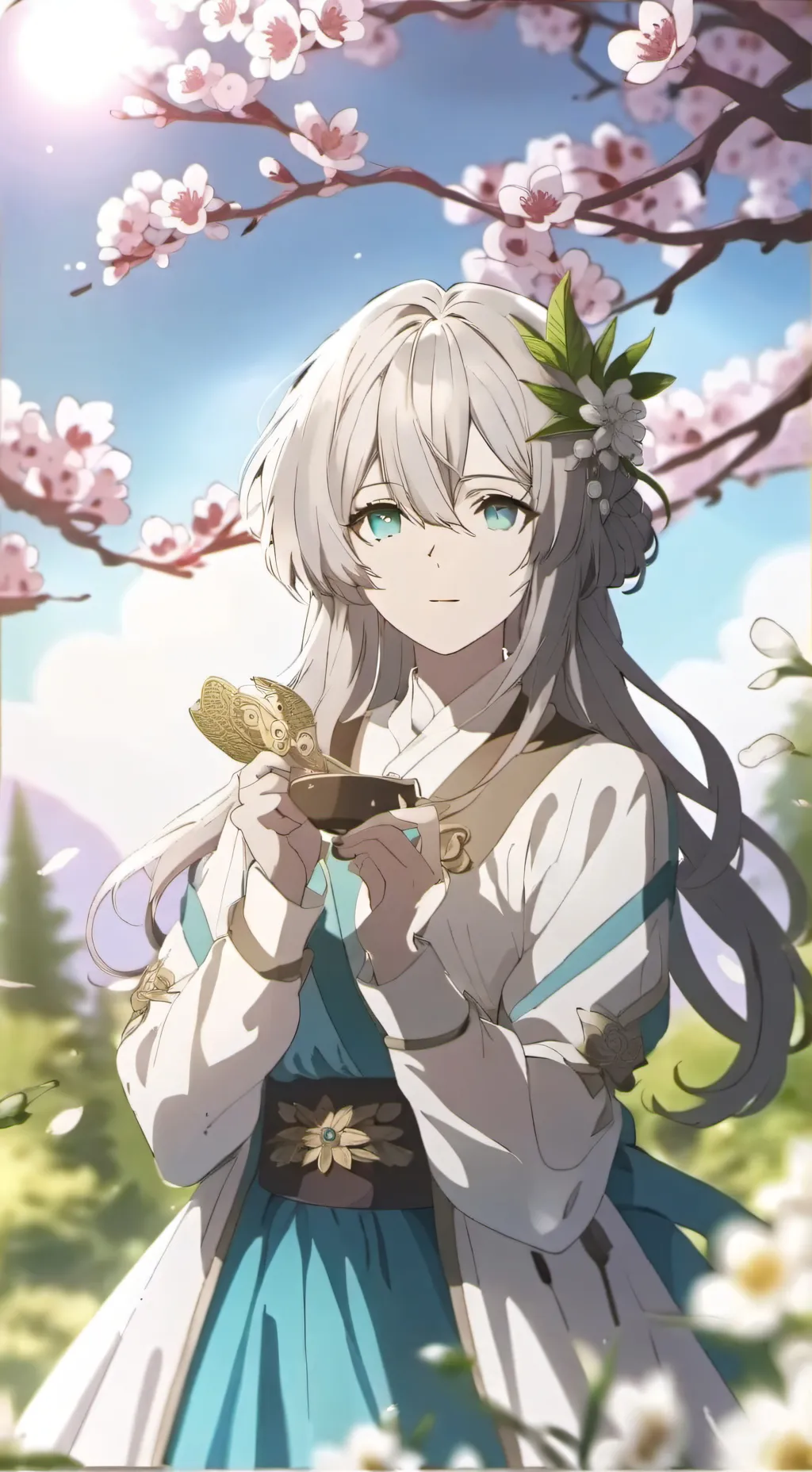 ai character: Lilly background