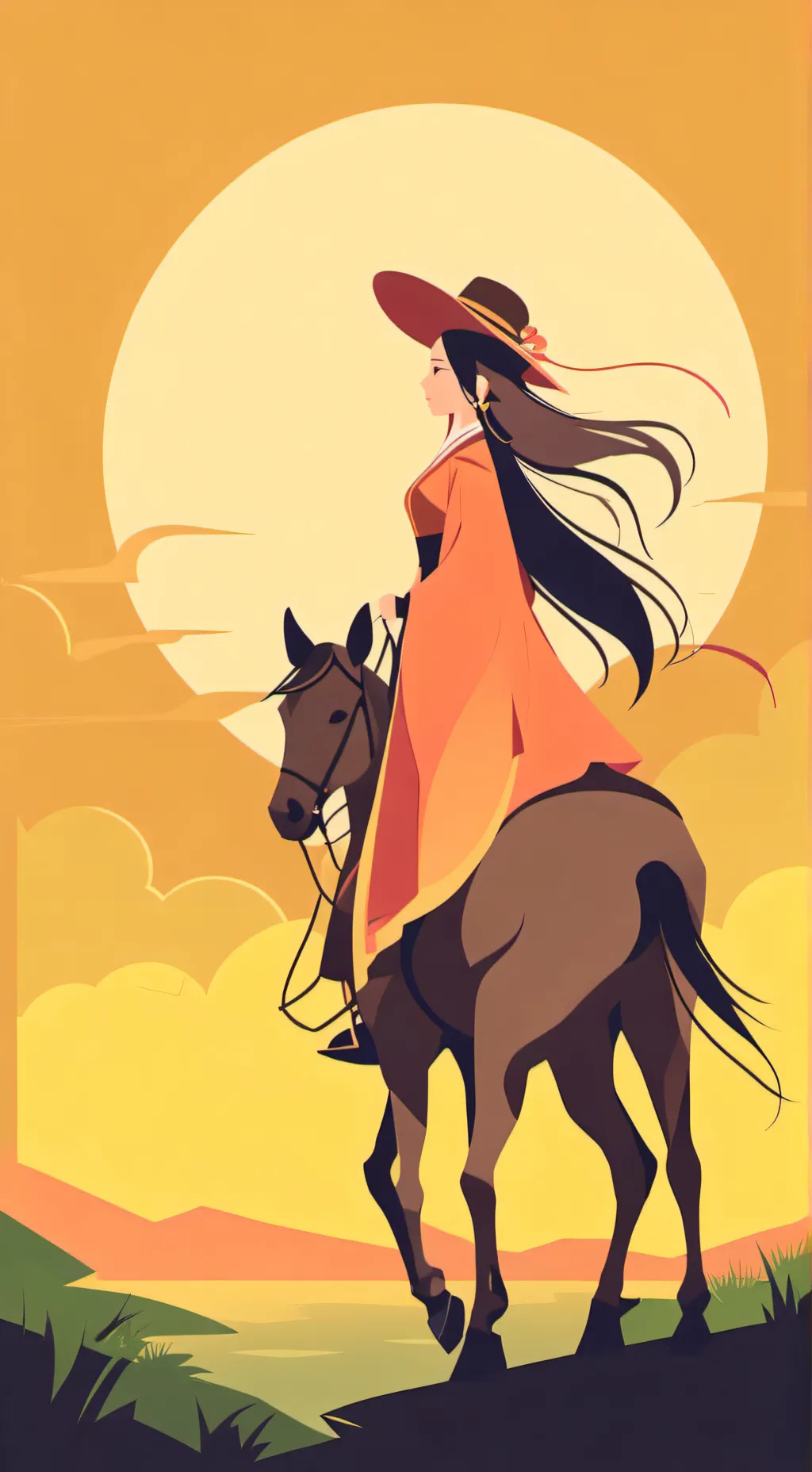 ai character: Wenda X Simon background