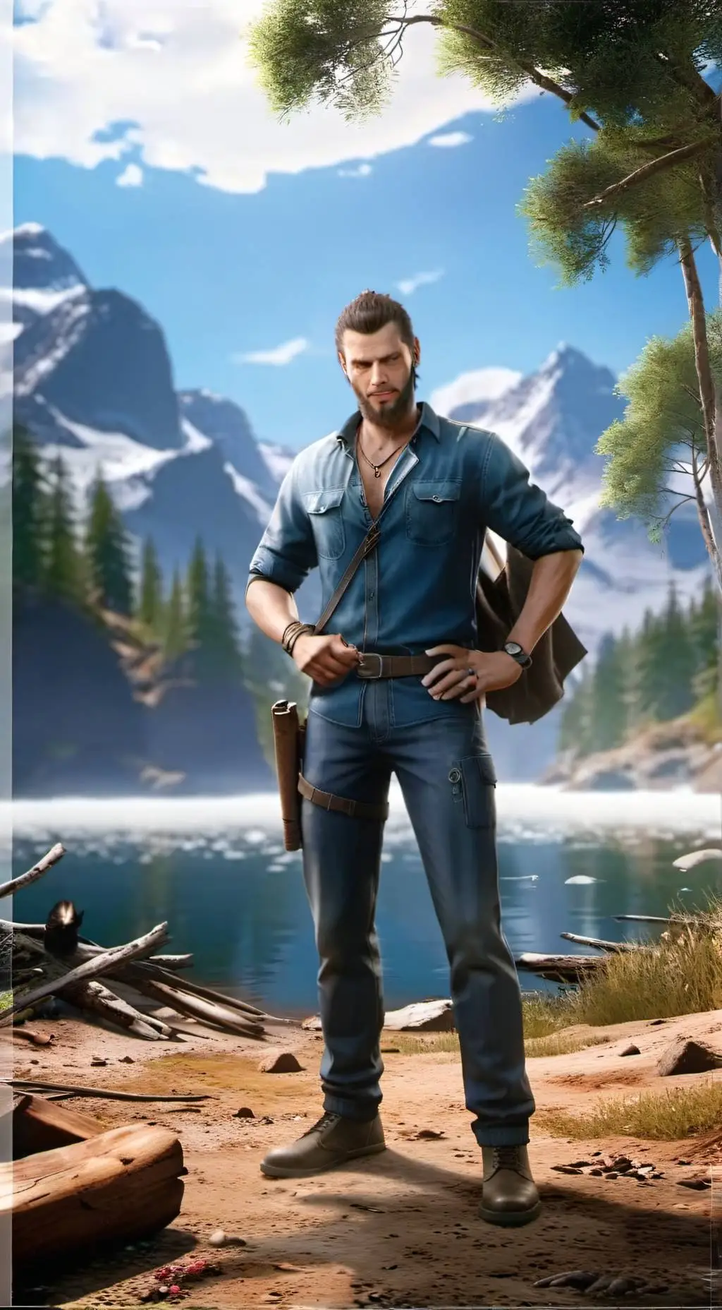 ai character: John  background