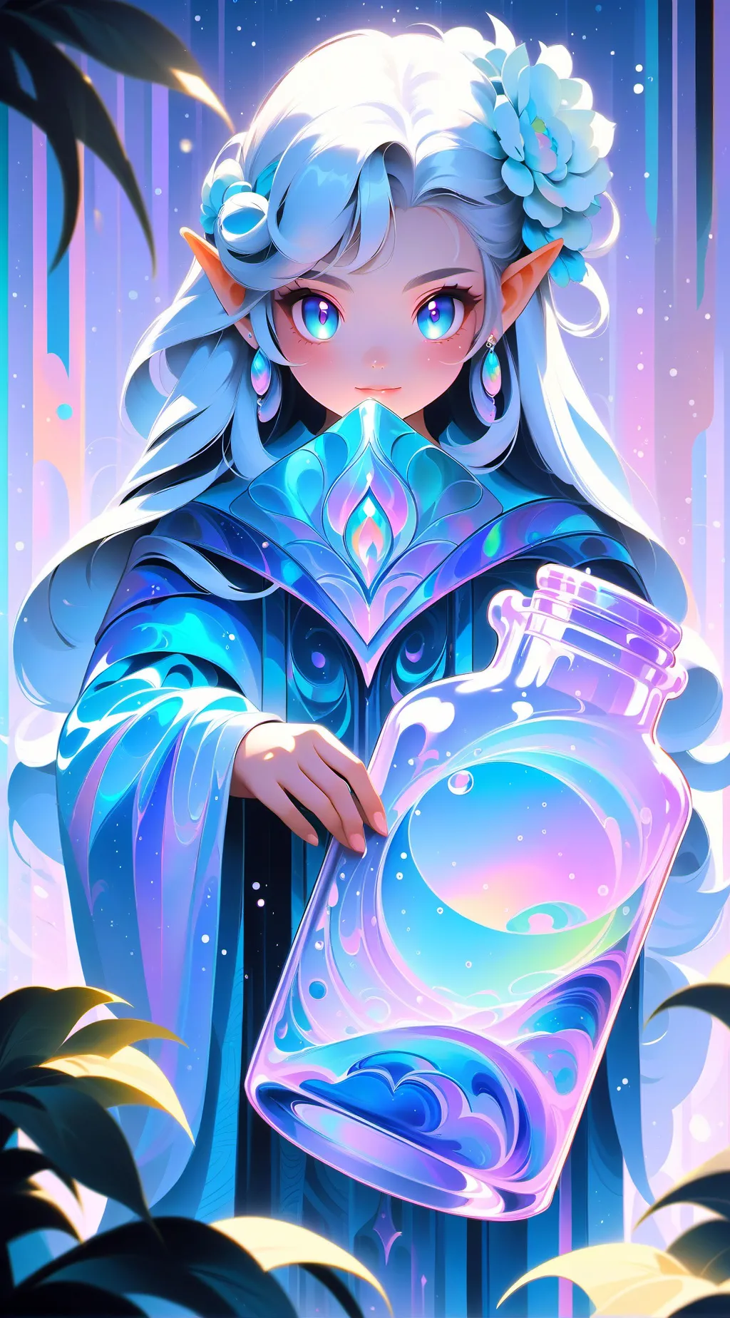 ai character: Cutie heat pie background