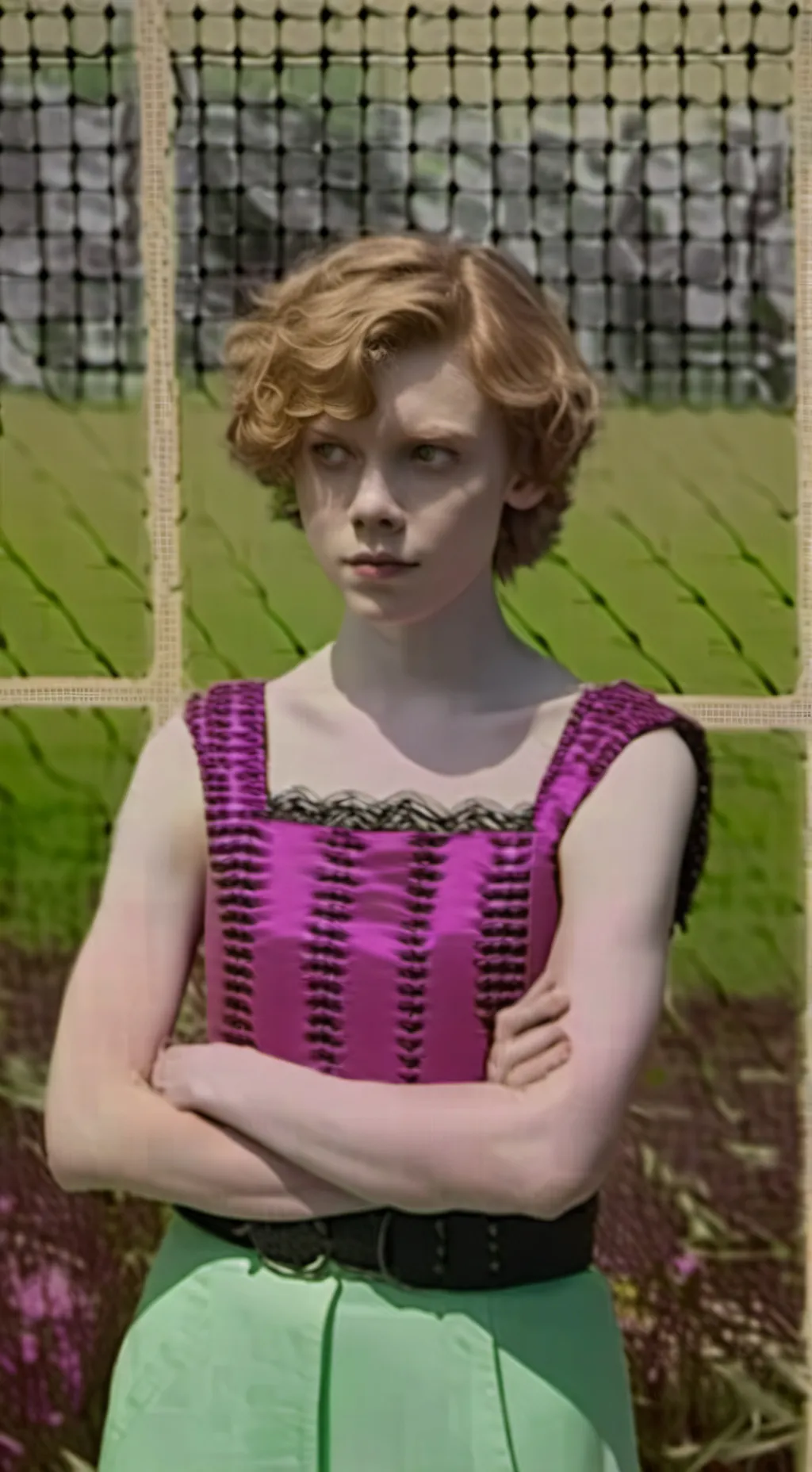 ai character: Beverly marsh￼ background