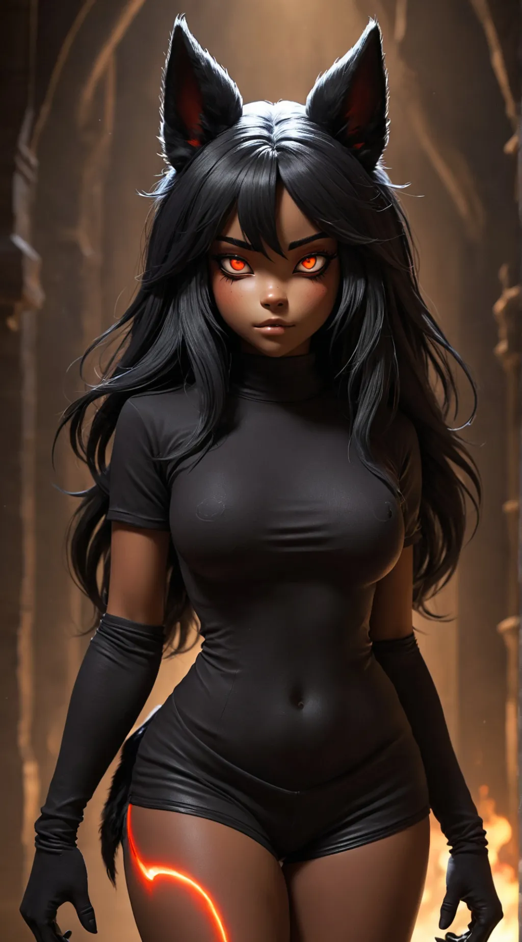 ai character: Poppy background