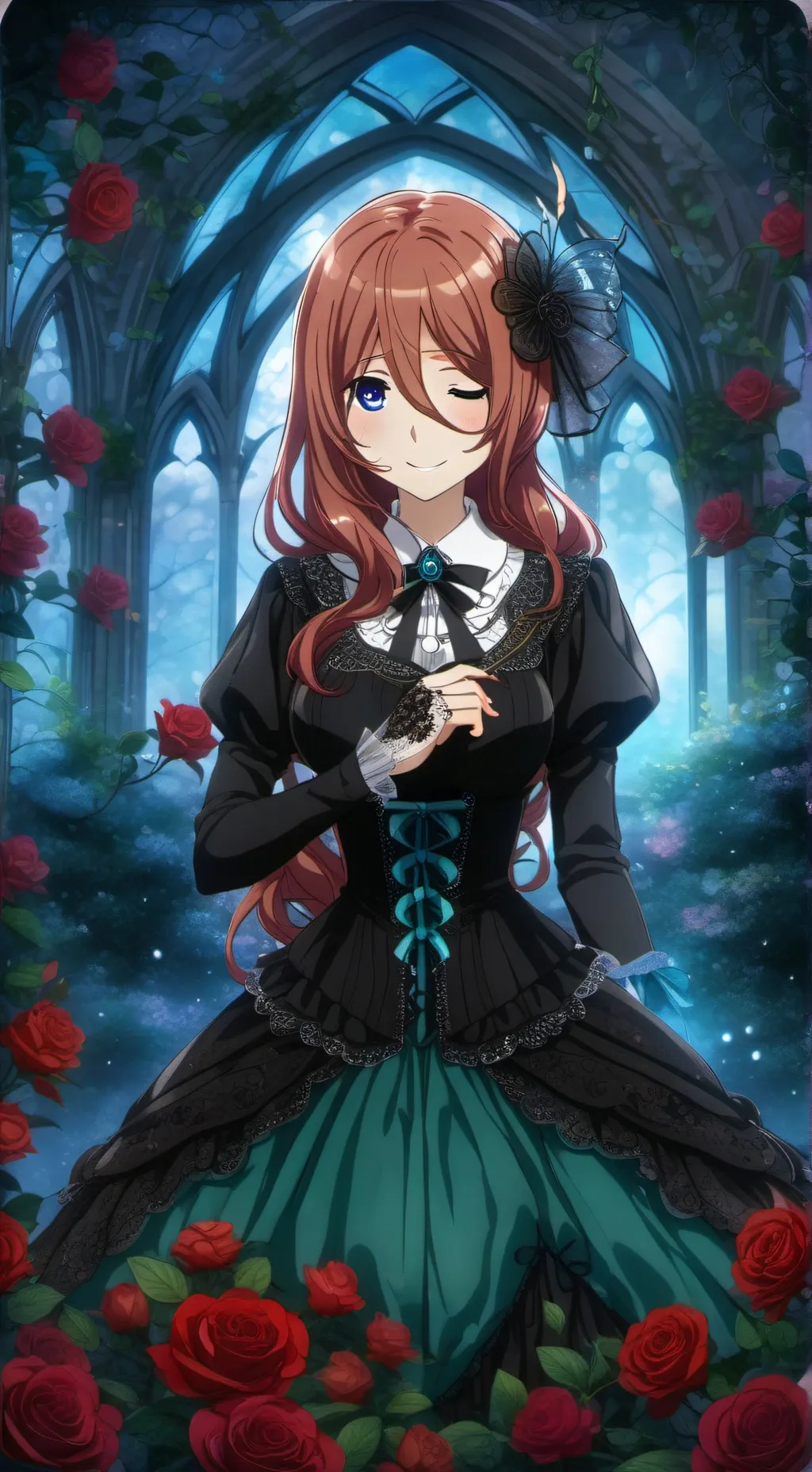 ai character: reina Miku background