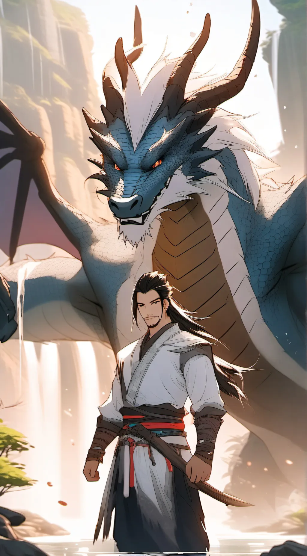 ai character: dragon shifters background
