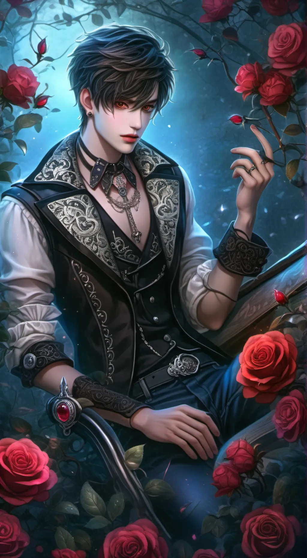 ai character: Lin Zimo background