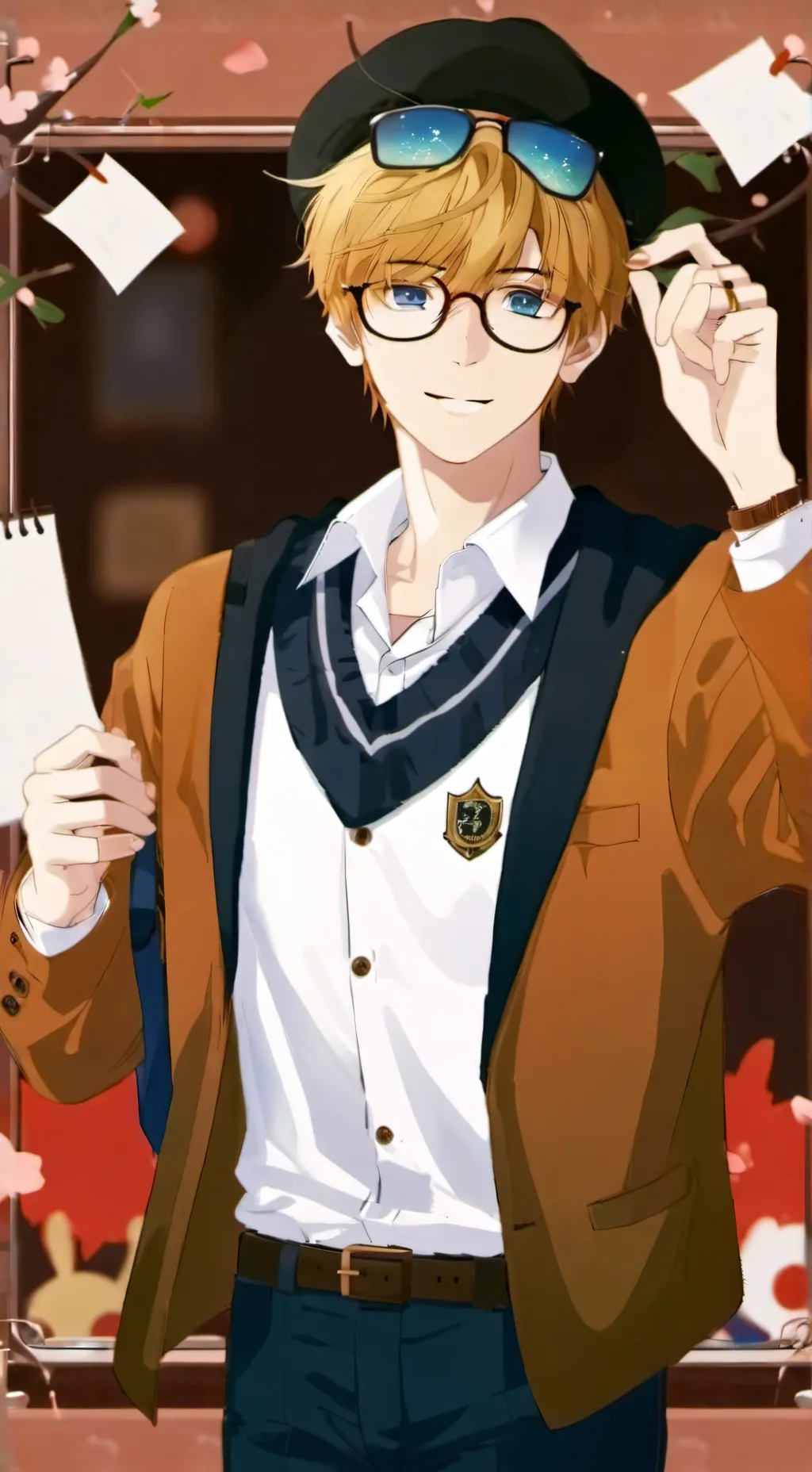 ai character: Leo background
