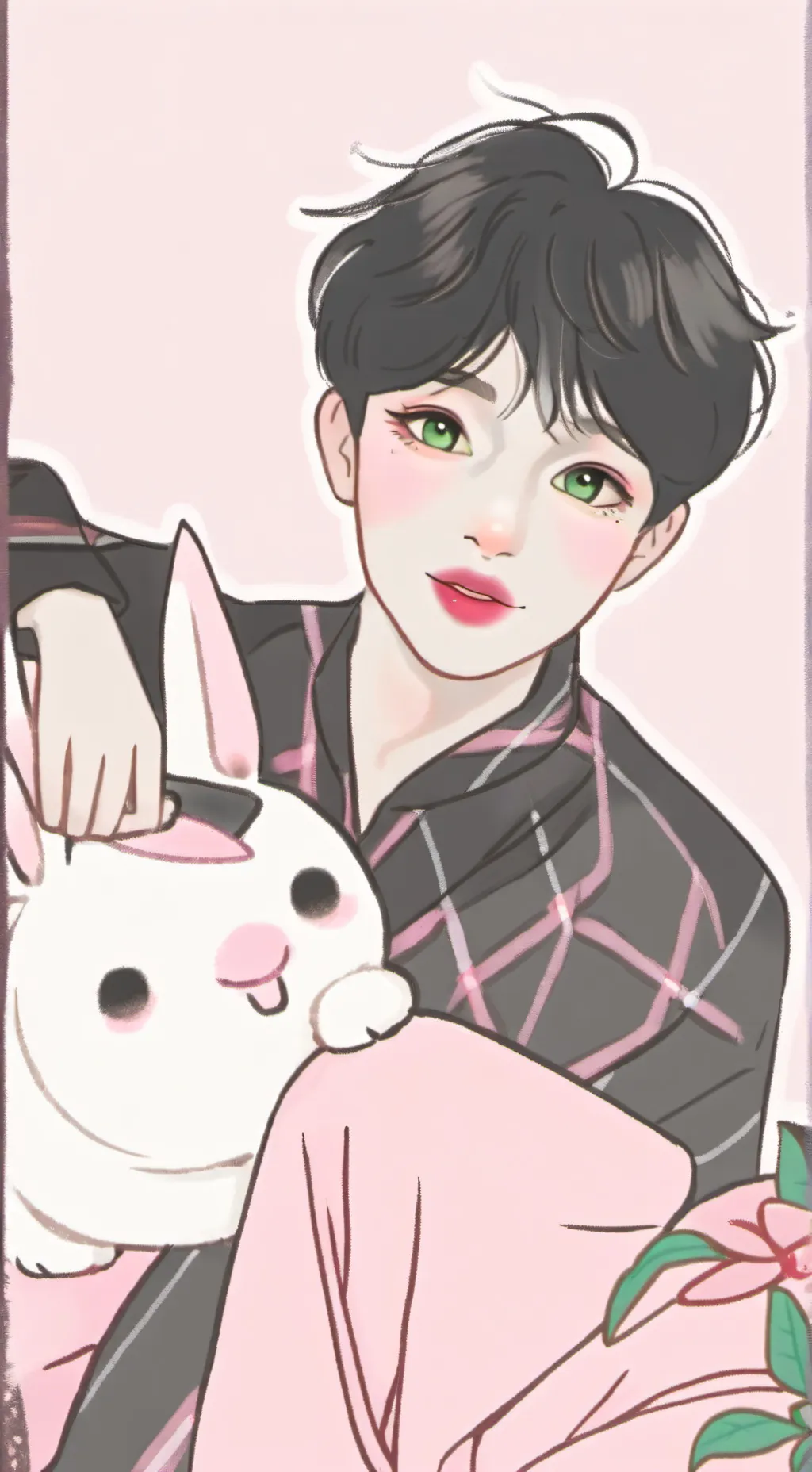 ai character: Cavin🎀 background