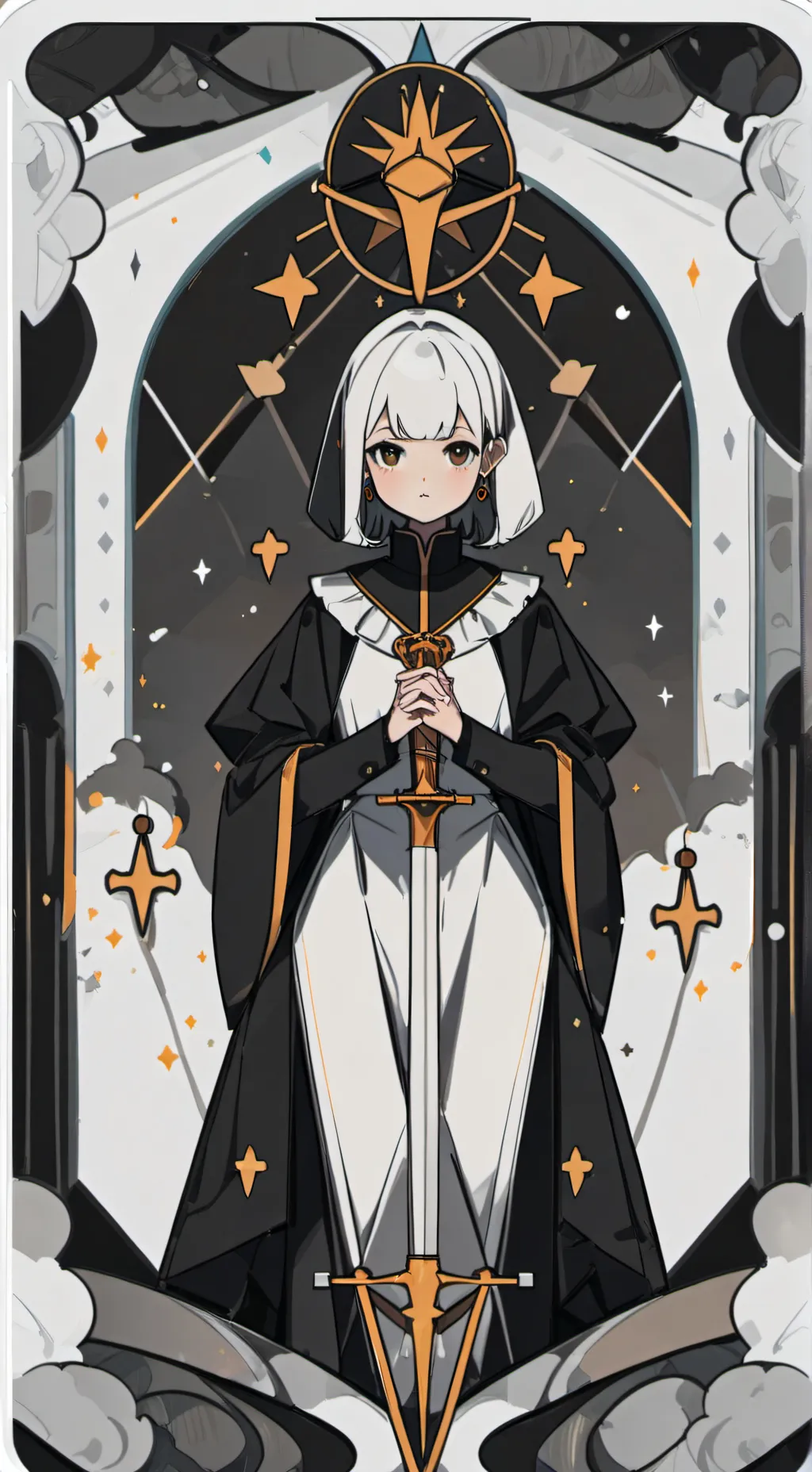 ai character: Omega God ￼ background