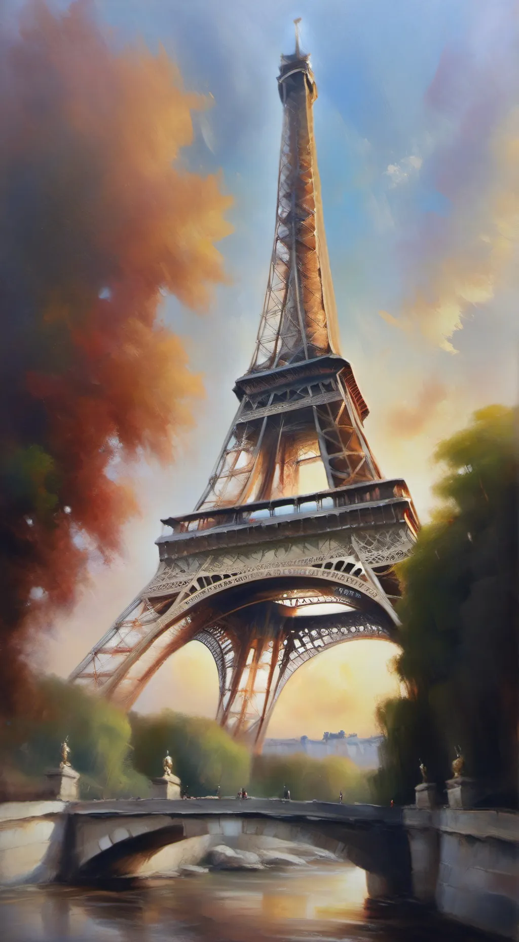ai character: Find me in Paris  background