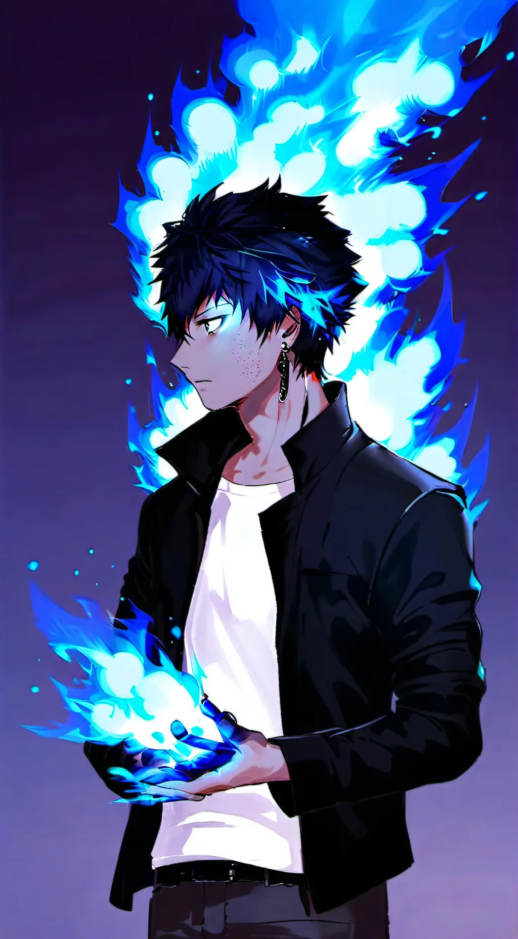ai character: Dabi background