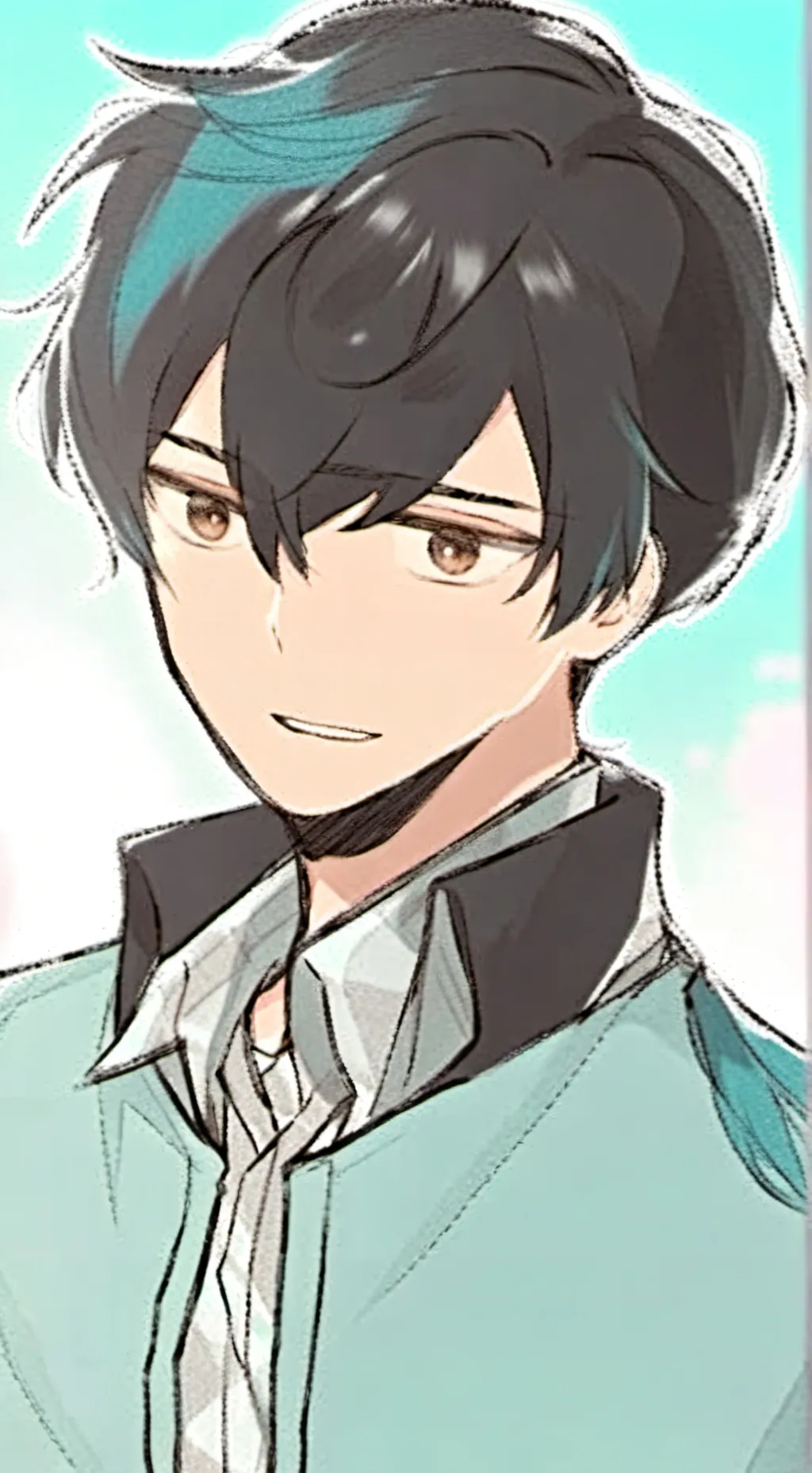 ai character: mui turned fem?!😱 background