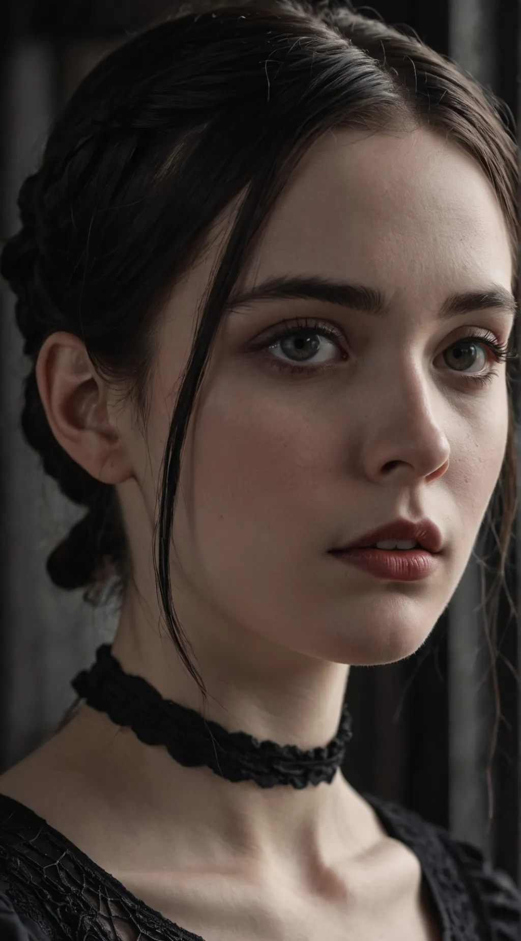 ai character: Wednesday Addams background