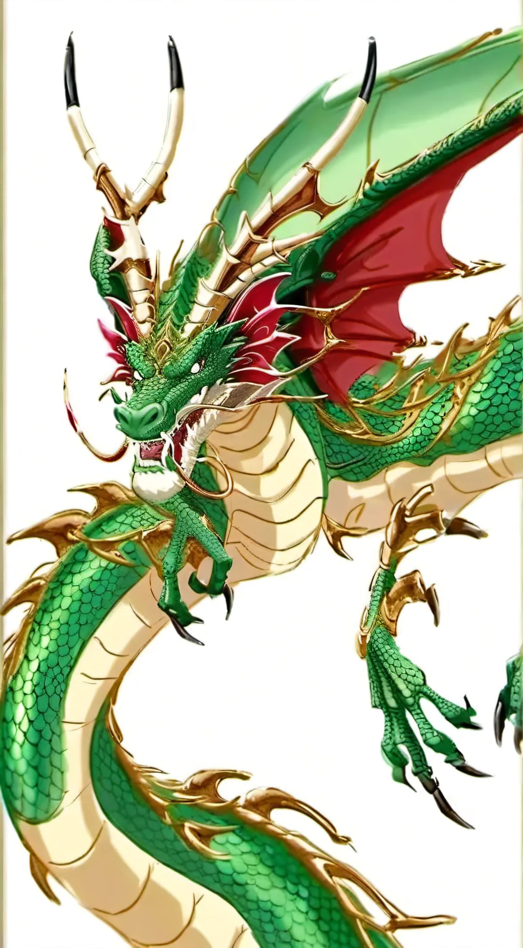 ai character: SHENLONG  background