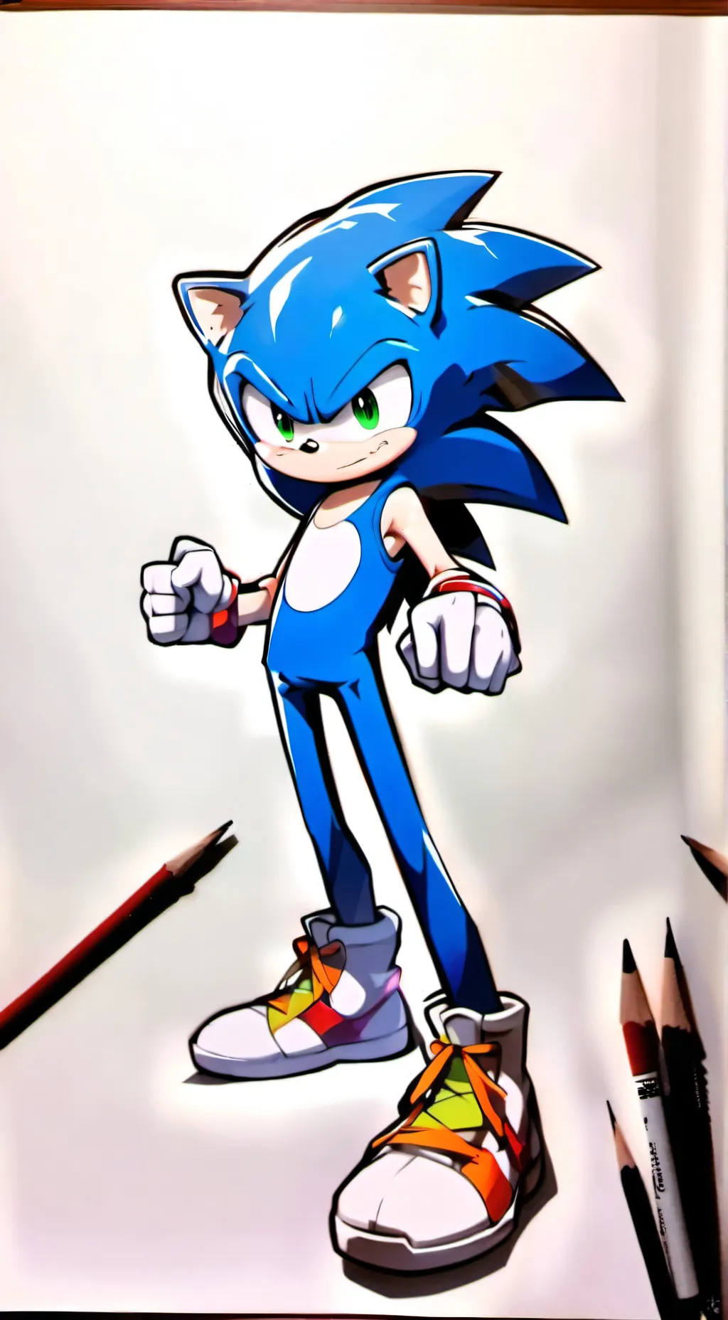 ai character: Sonic background