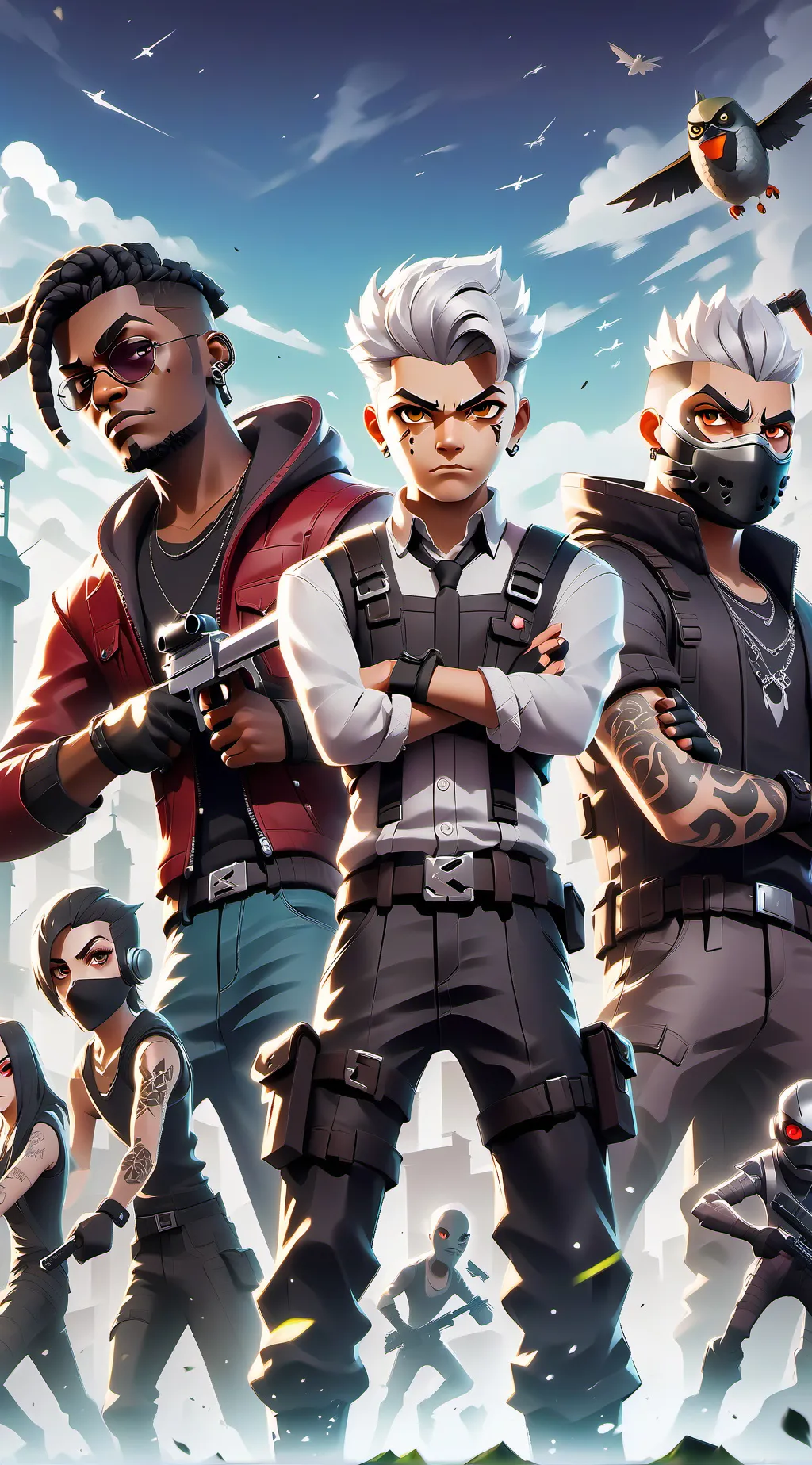 ai character: mha play fornite background