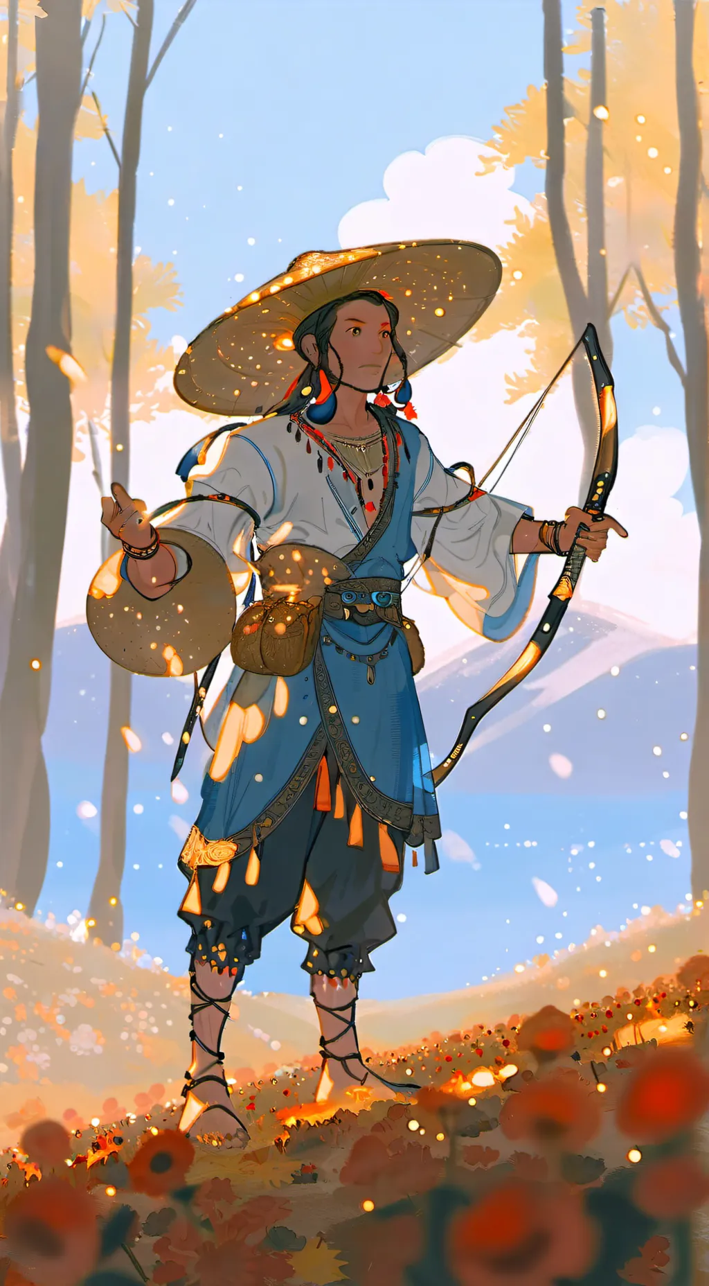 ai character: josephandamzingtdc background