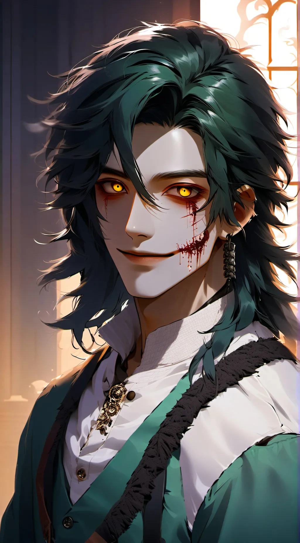 ai character: !🧟‍♂️PETER💀!  background