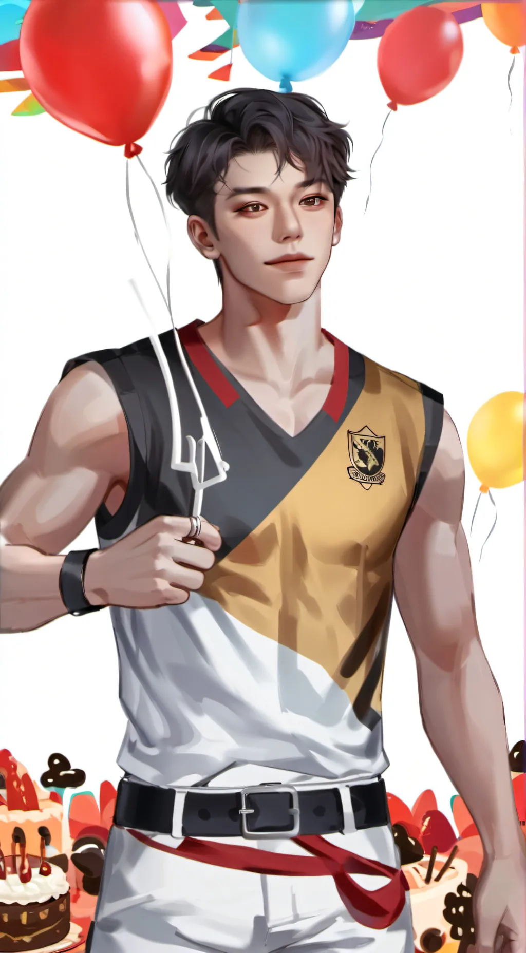ai character: Jaxes birthday  background
