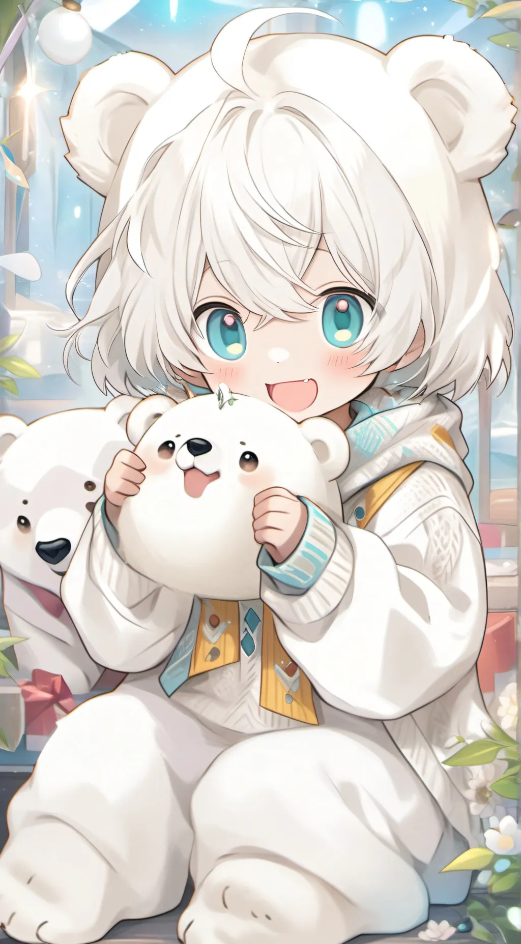 ai character: Polar Spirit Cub background