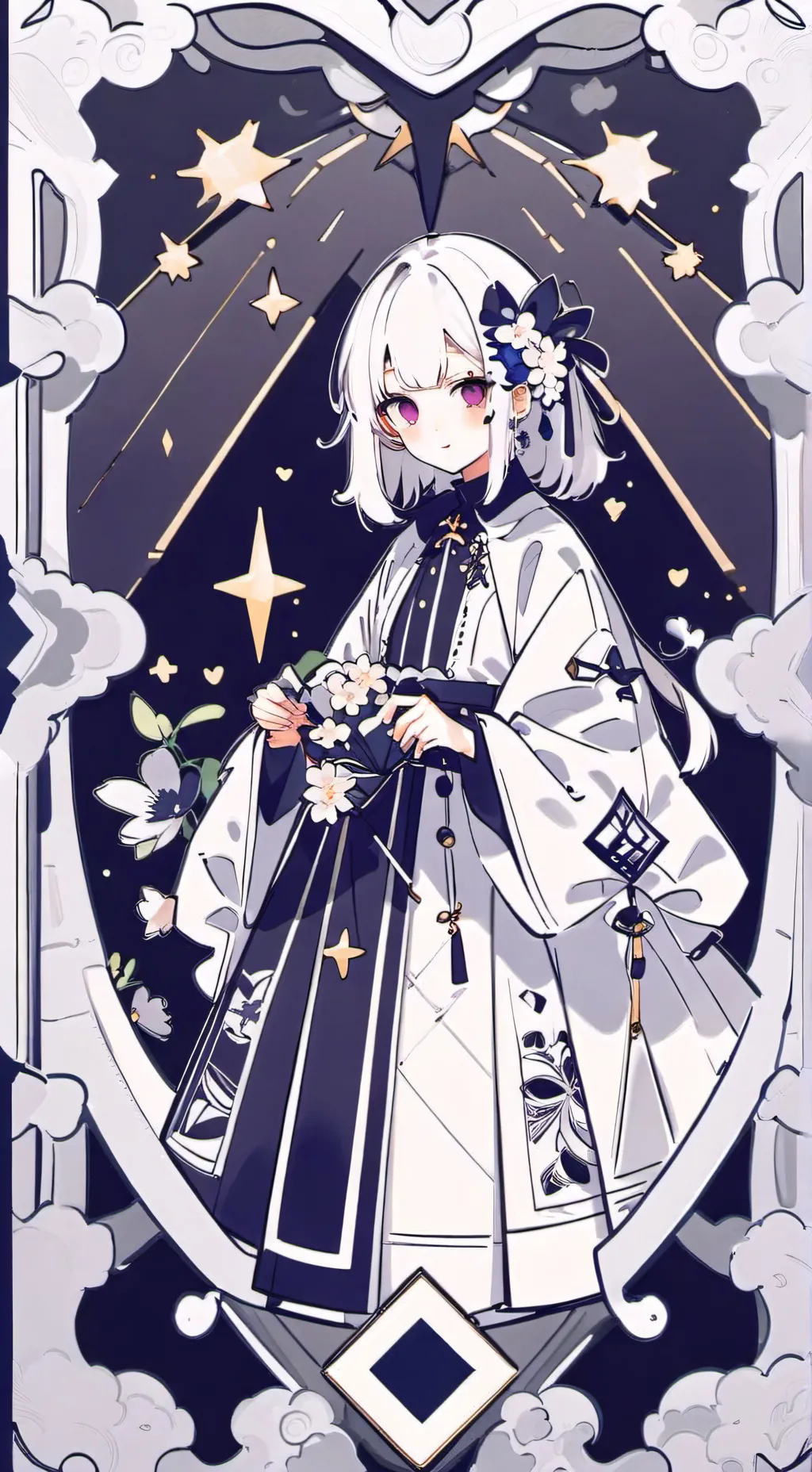 ai character: Park Min-yeo  background