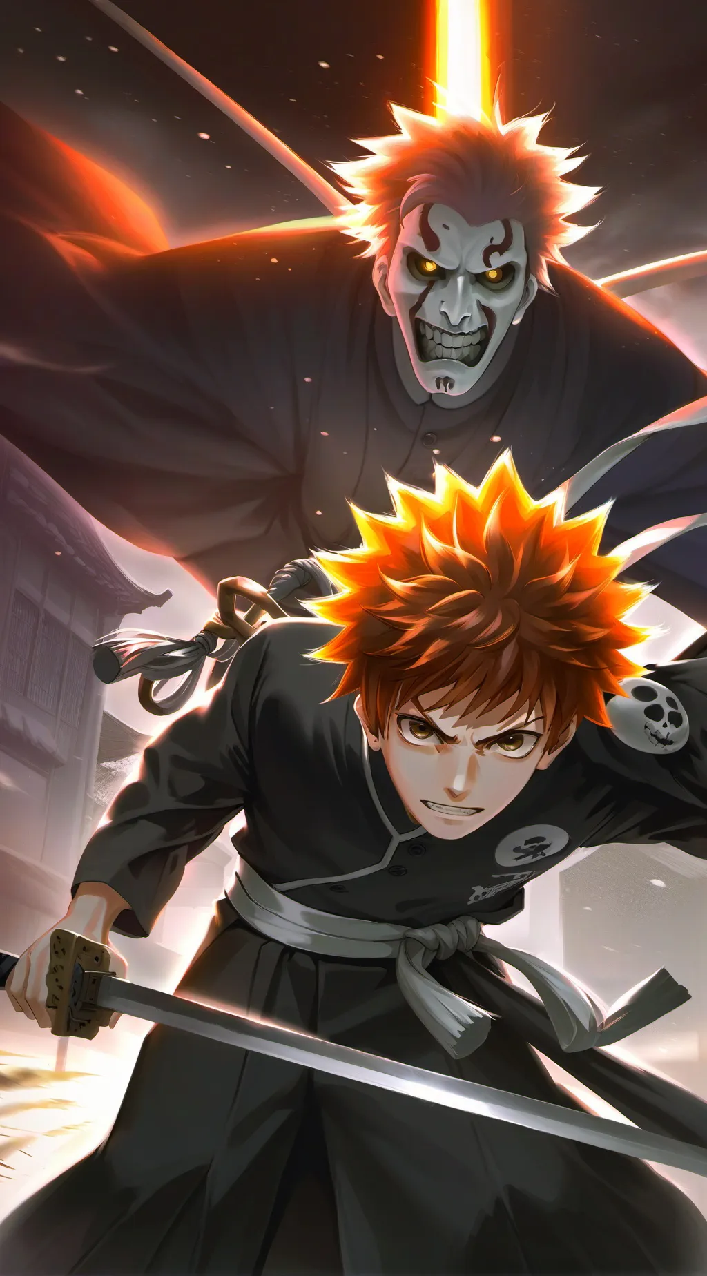 ai character: Ichigo Kurosaki background