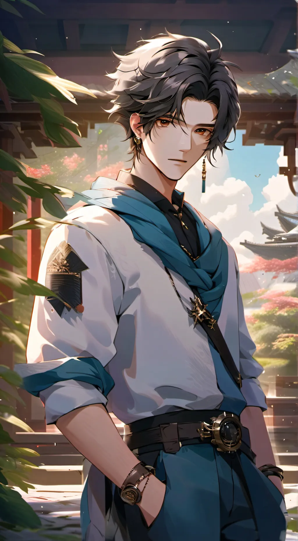 ai character: Timeo  background