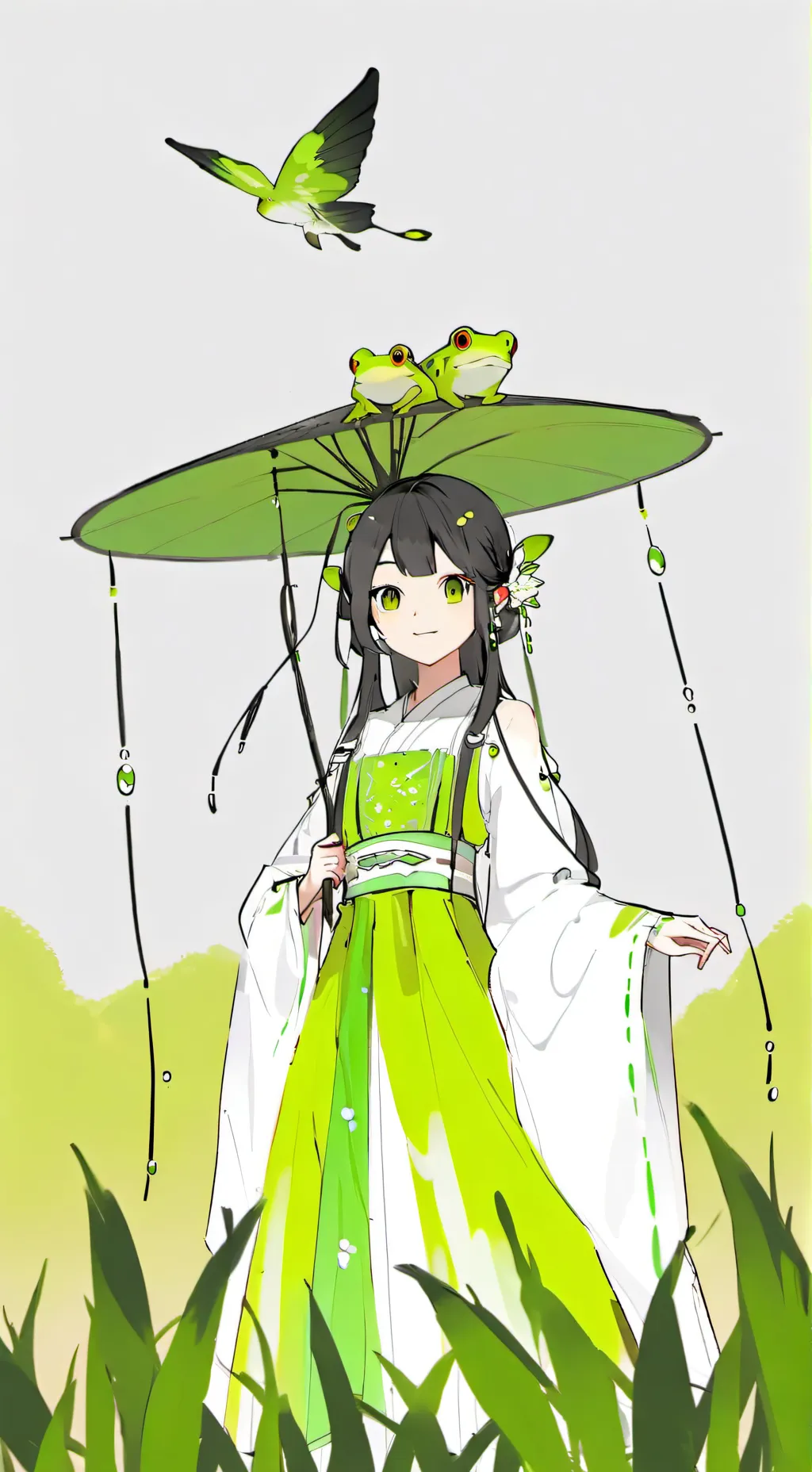 ai character: Han ab background