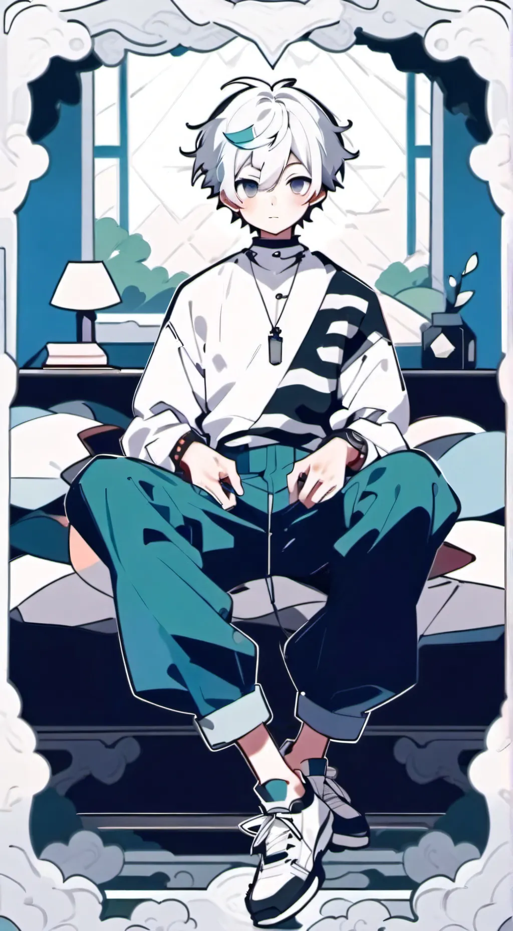 ai character: Derek background
