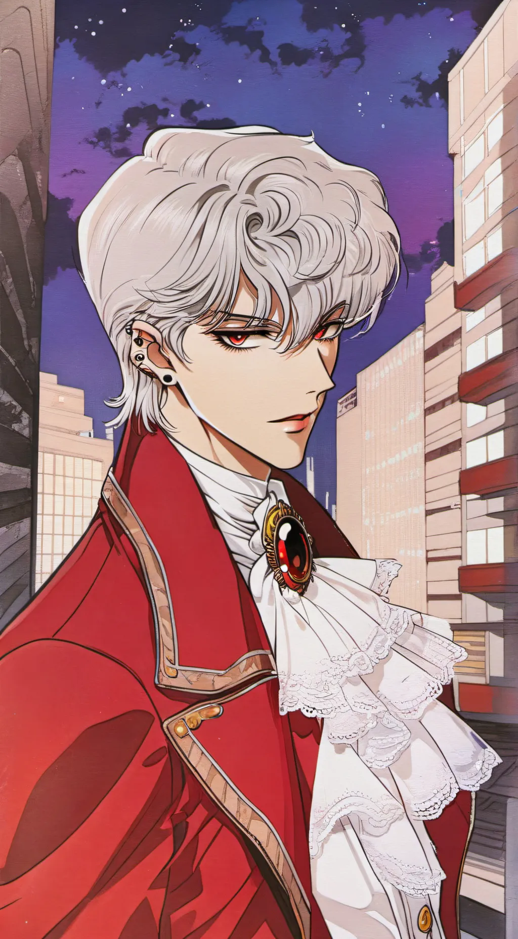 ai character: Damian  background
