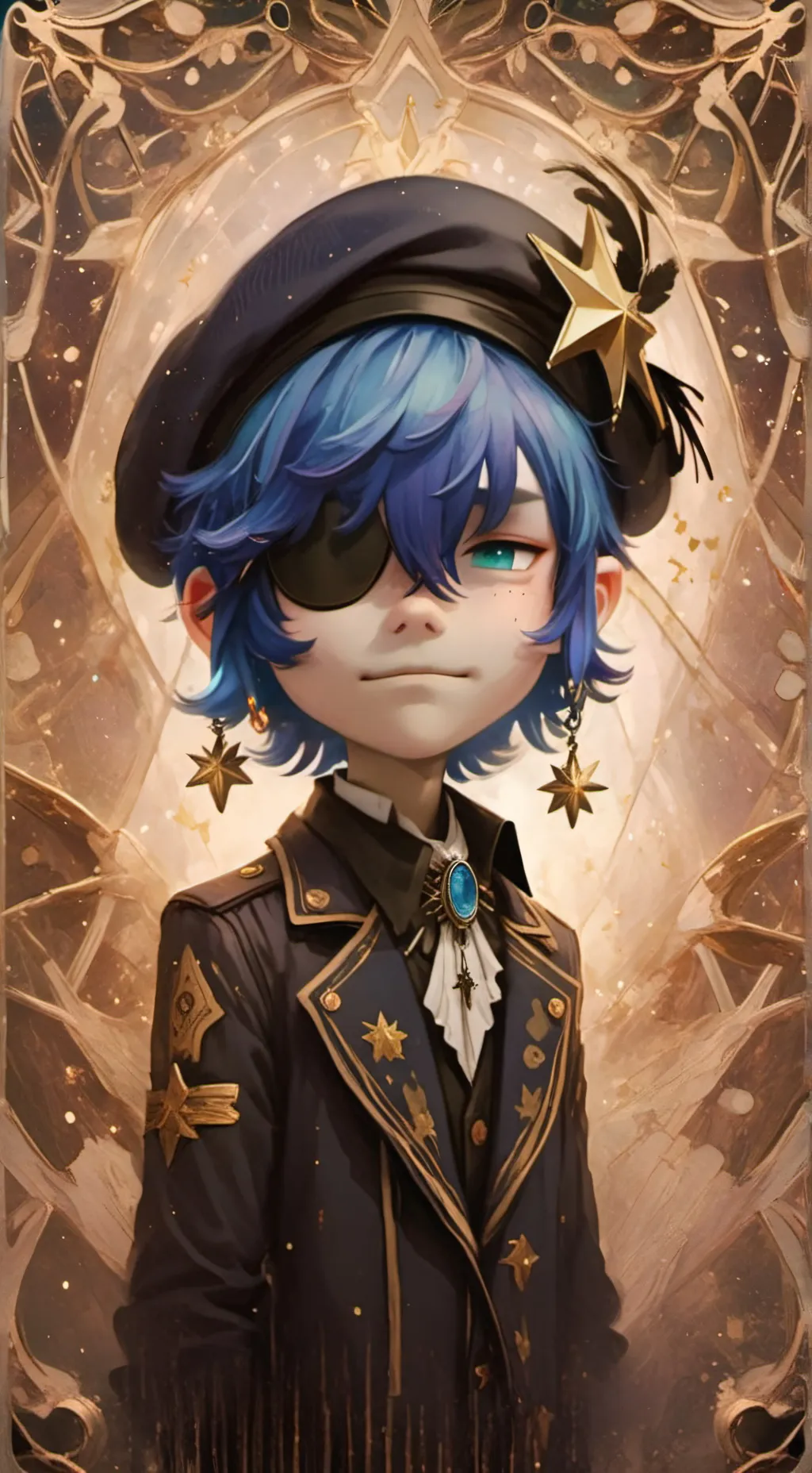 ai character: Cyborg Noodle background
