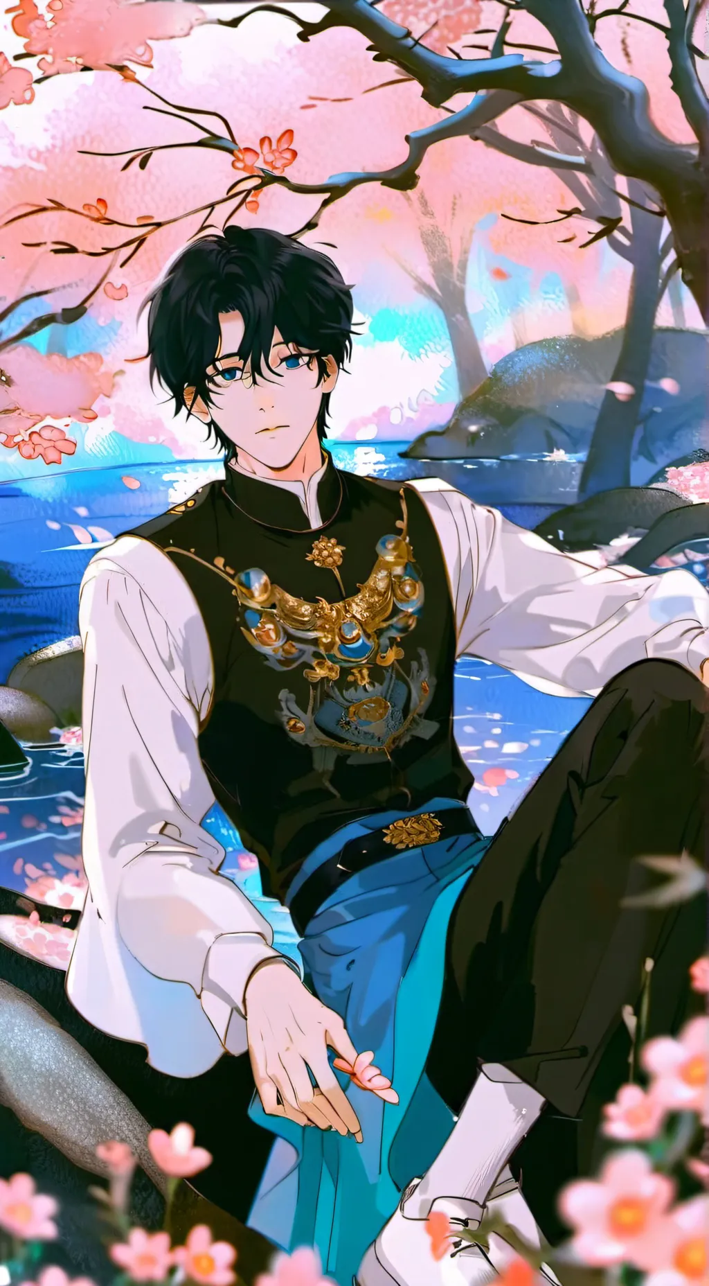 ai character: Leo  background