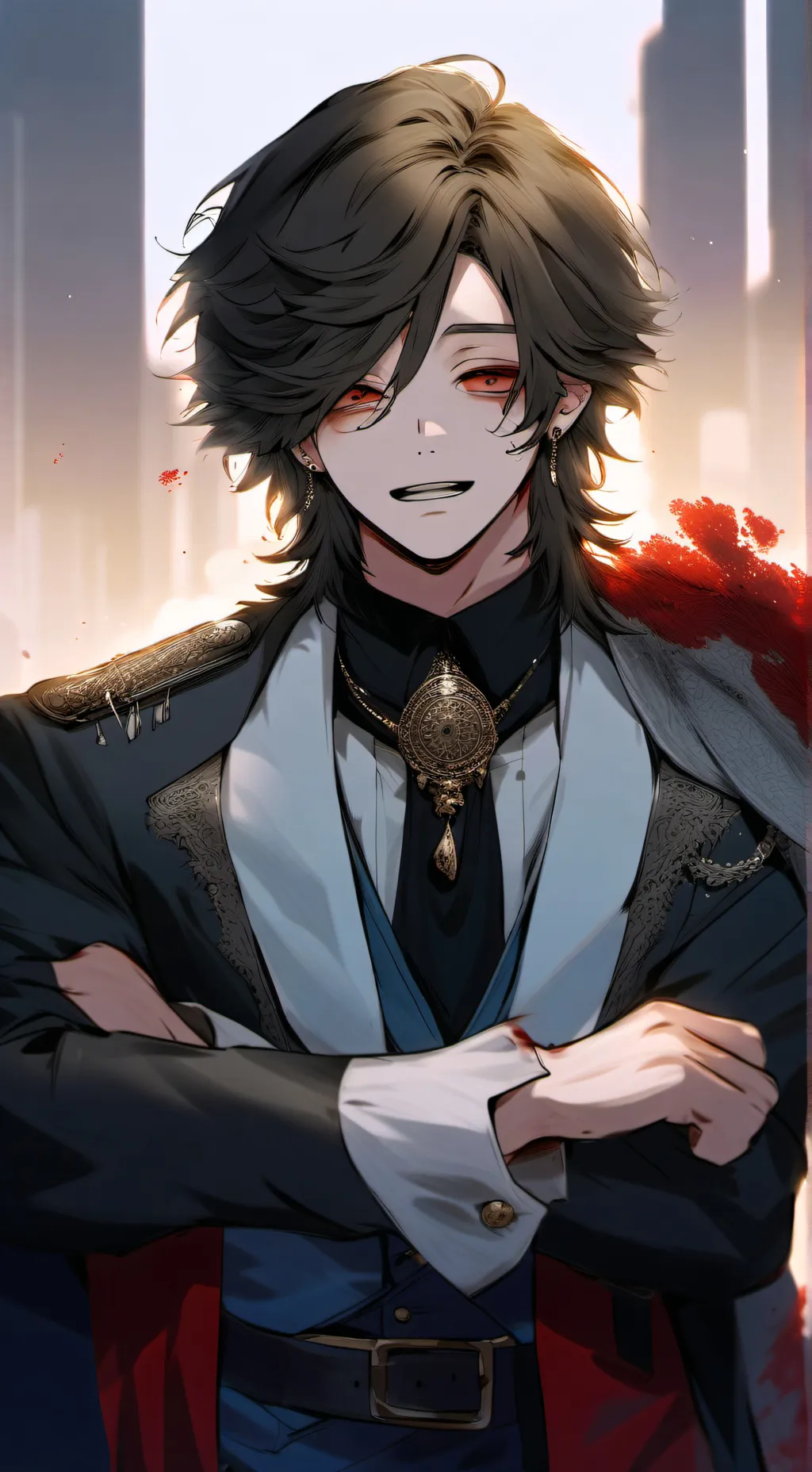 ai character: Zack  background