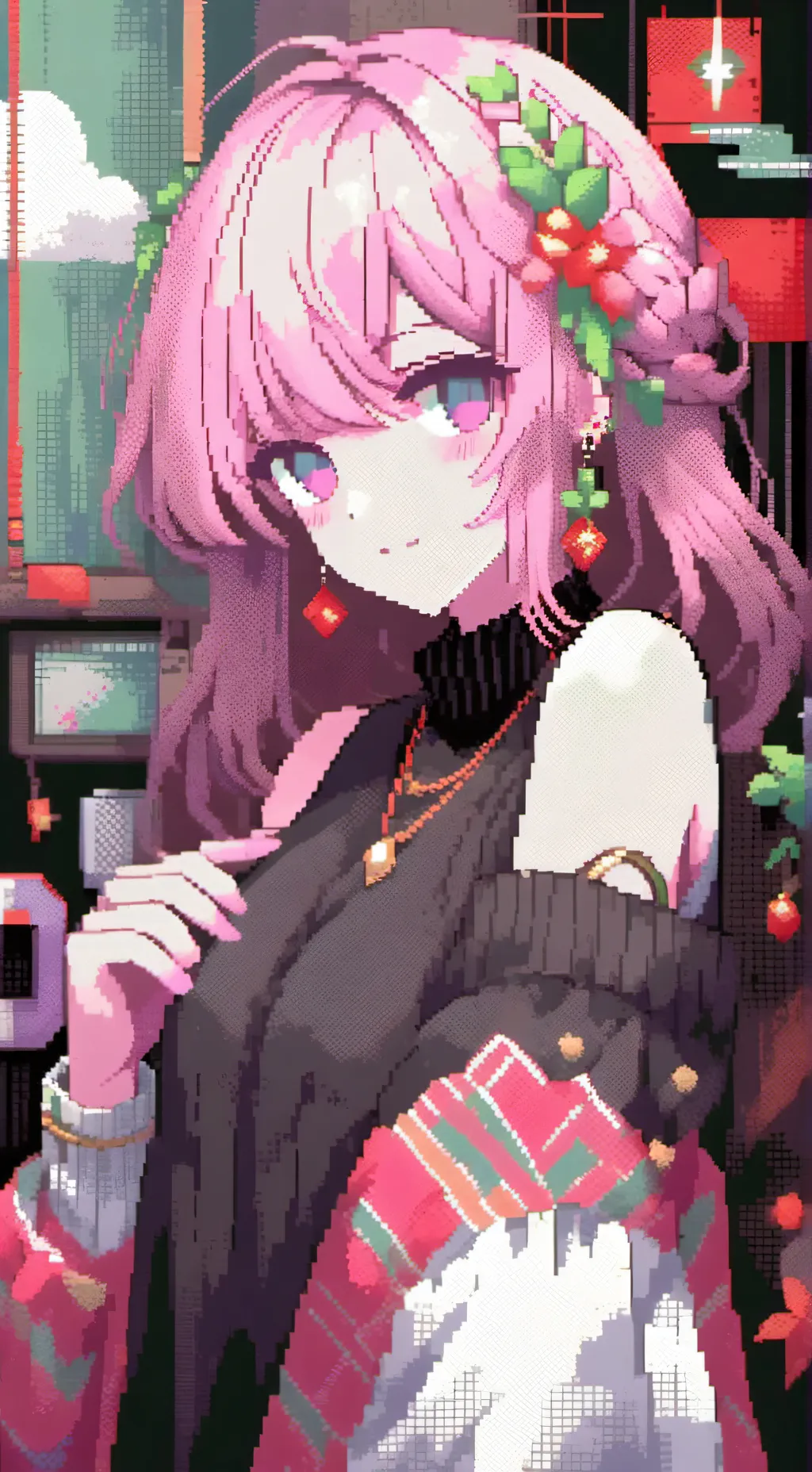 ai character: sky x tu background