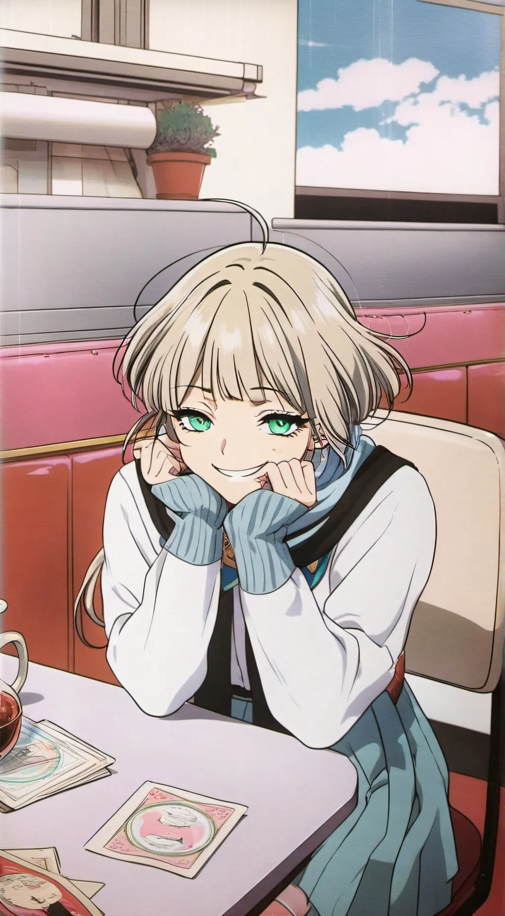 ai character: Toga background