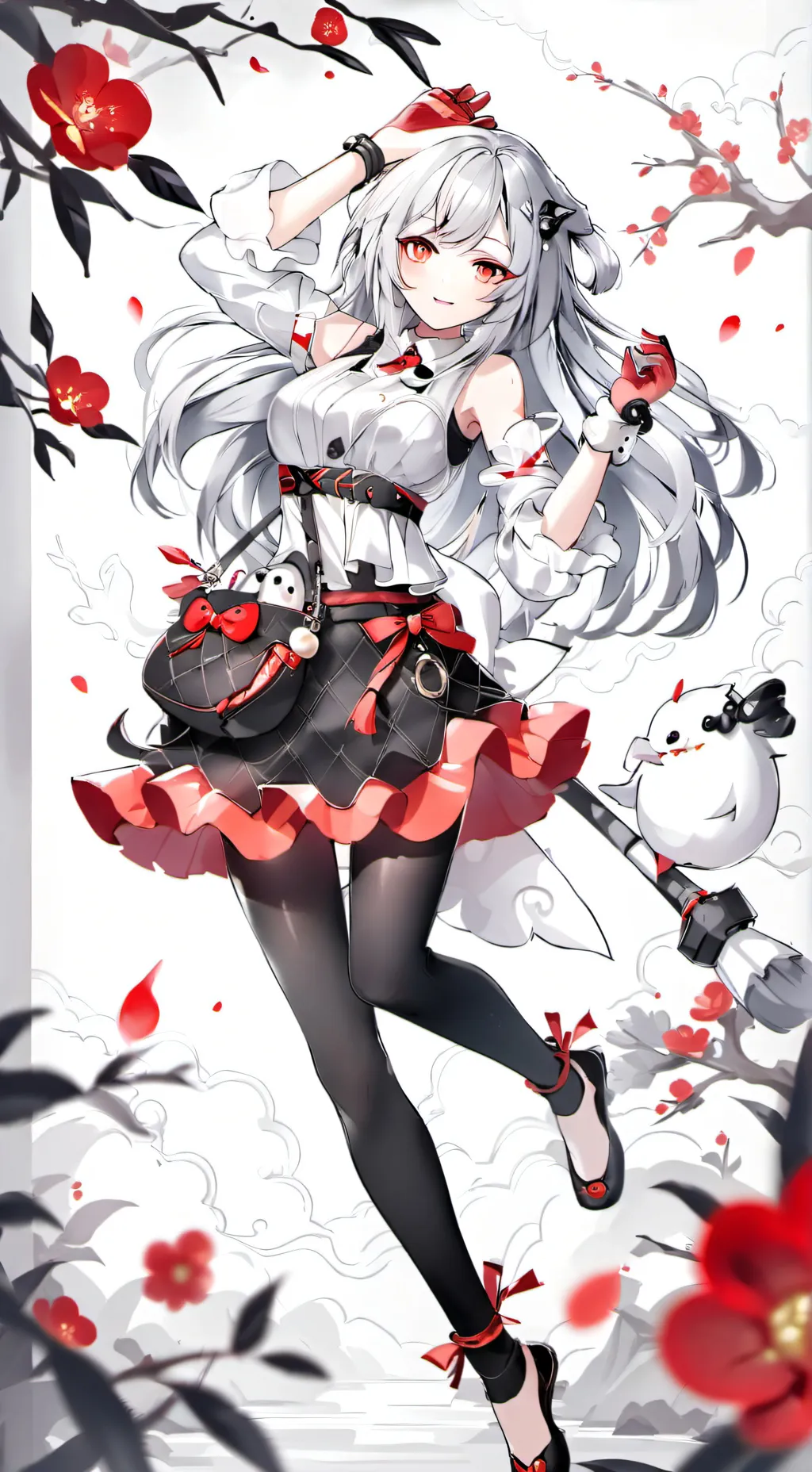 ai character: andrea  background