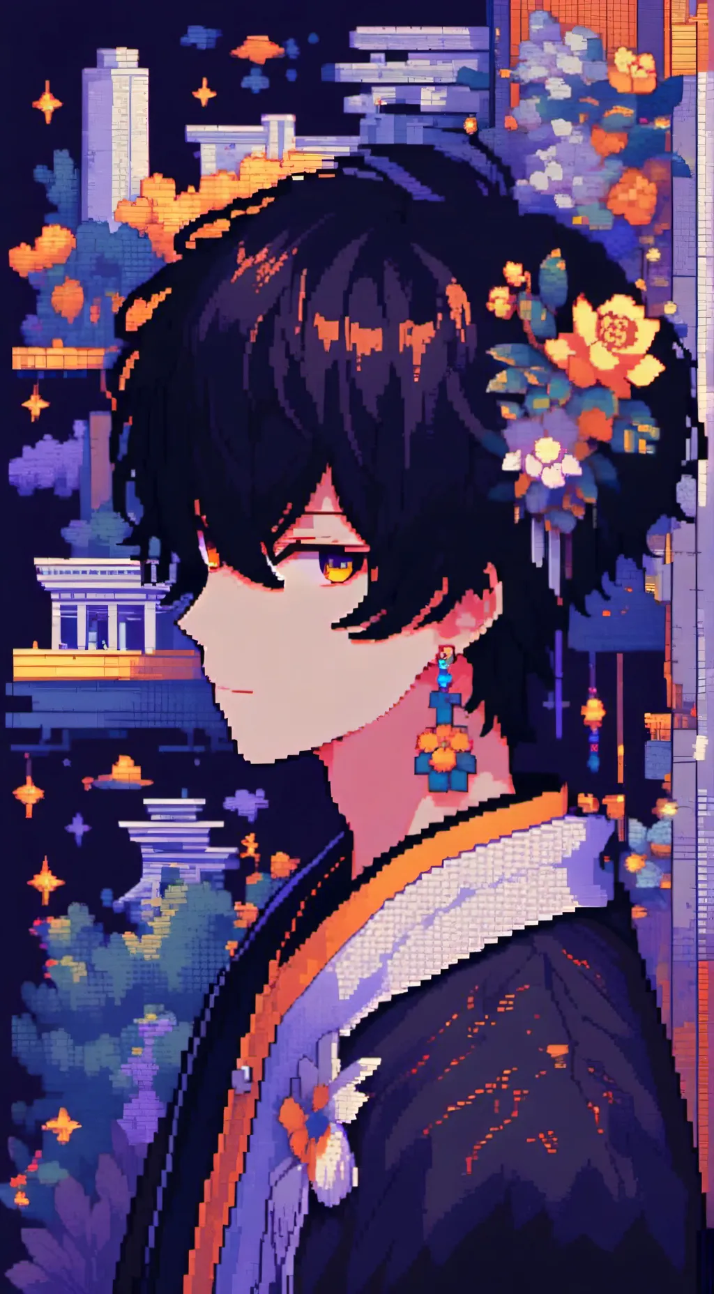 ai character: kageyama x shoyo background