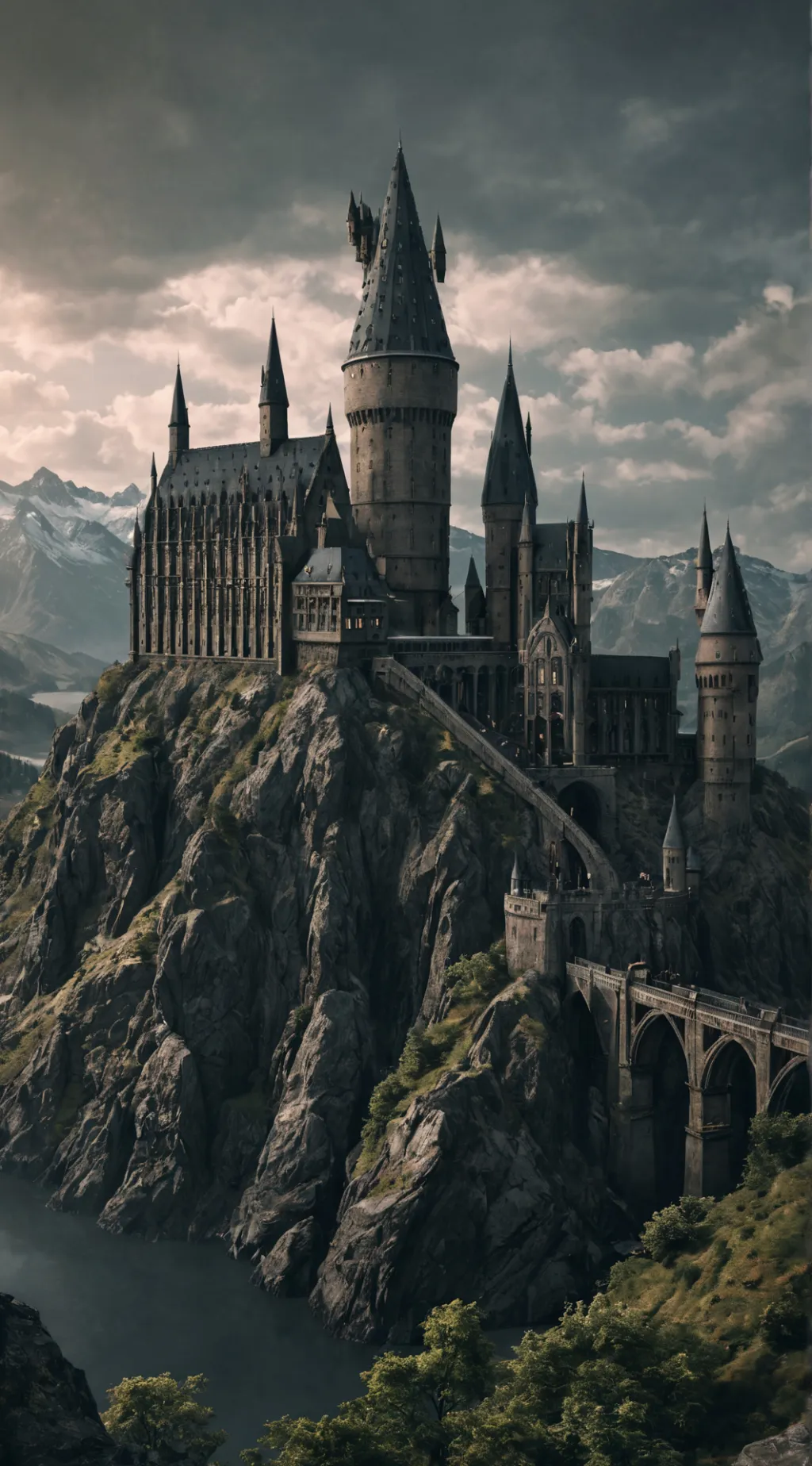 ai character: Hogwarts background