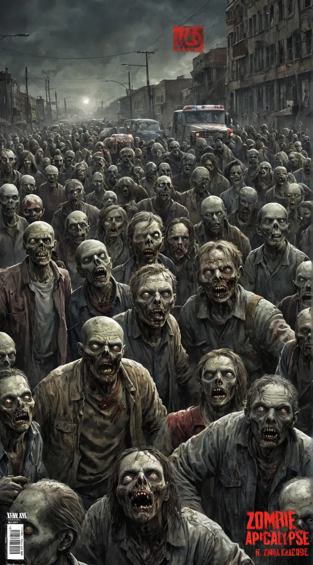ai character: Zombie apocalypse  background