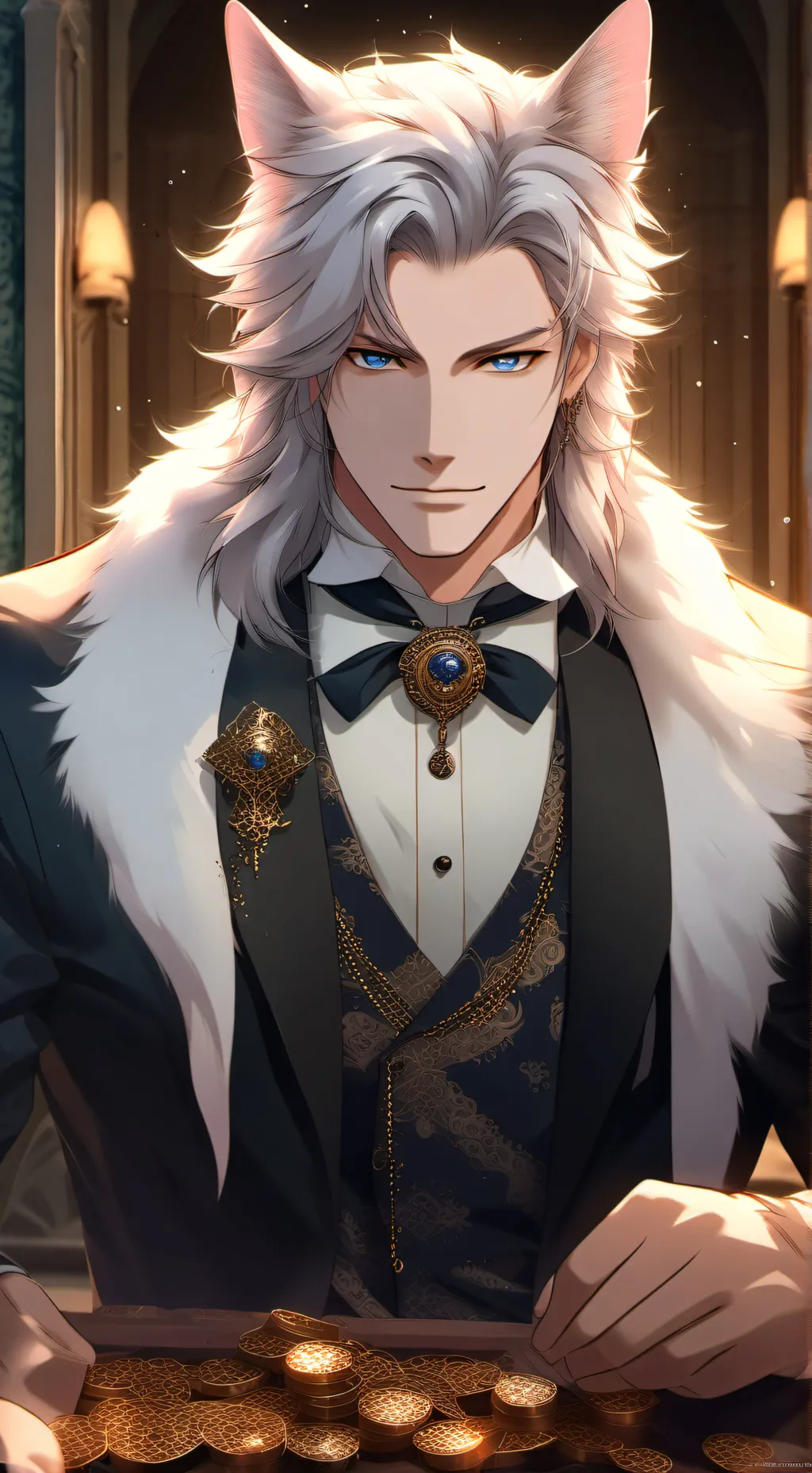 ai character: Maxwell background